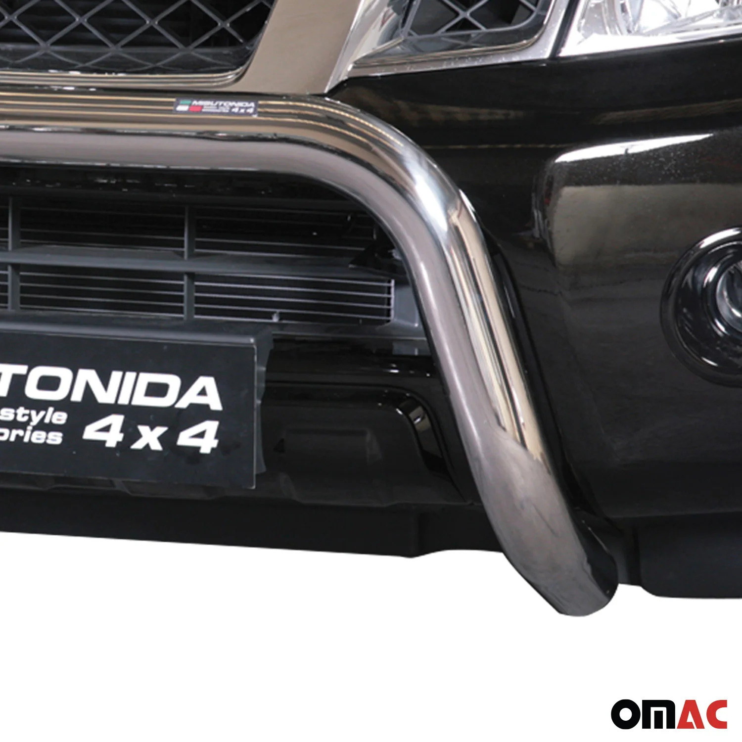 Frontbügel Frontschutzbügel für Nissan Pathfinder 2010-2013 ø76mm Stahl Silber - Image 3