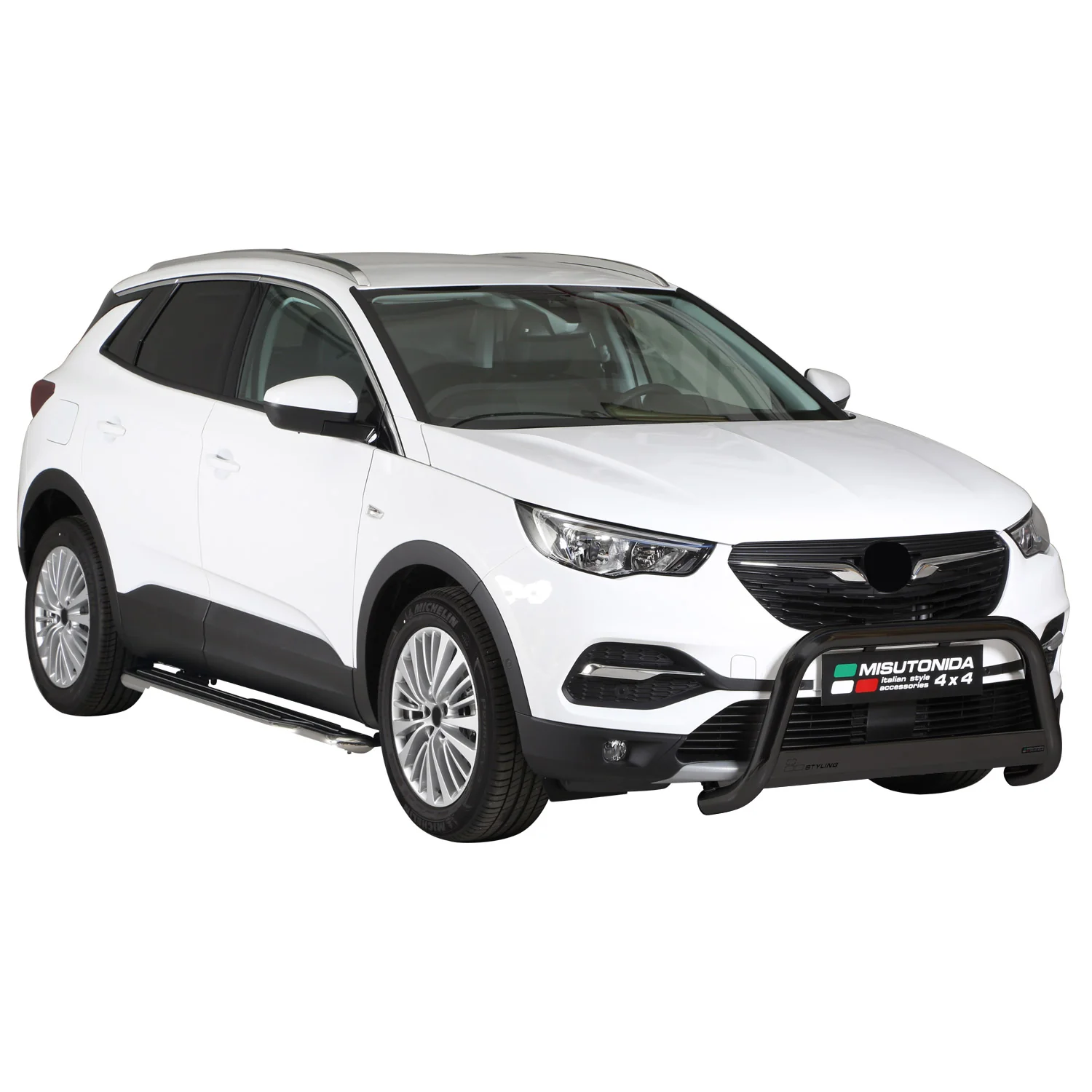 Frontbügel Frontschutzbügel für Opel Grandland X 2017-2024 ø63mm Stahl Schwarz