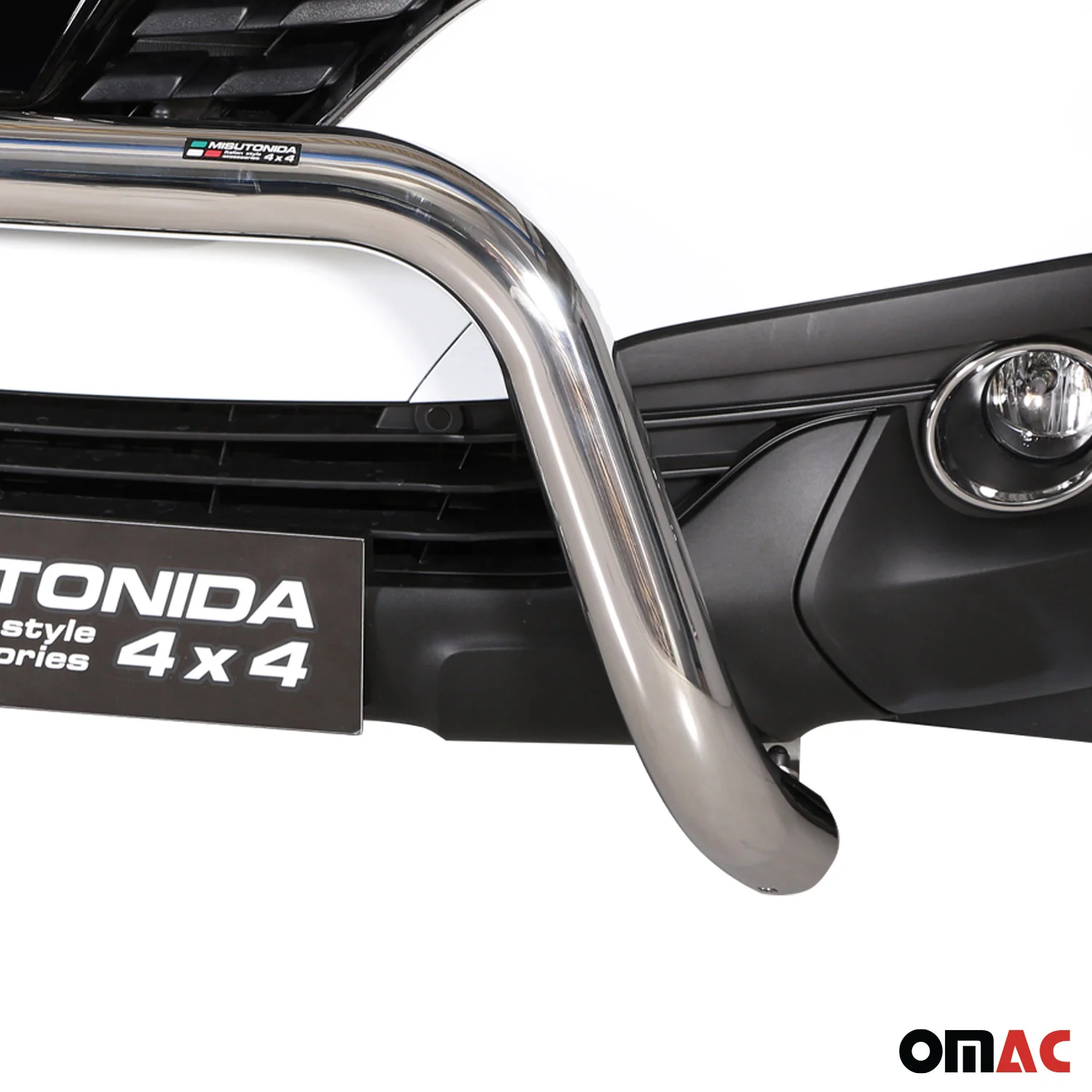 Frontbügel Frontschutzbügel für Renault Kadjar 2015-2018 ø76mm Stahl Silber - Image 3