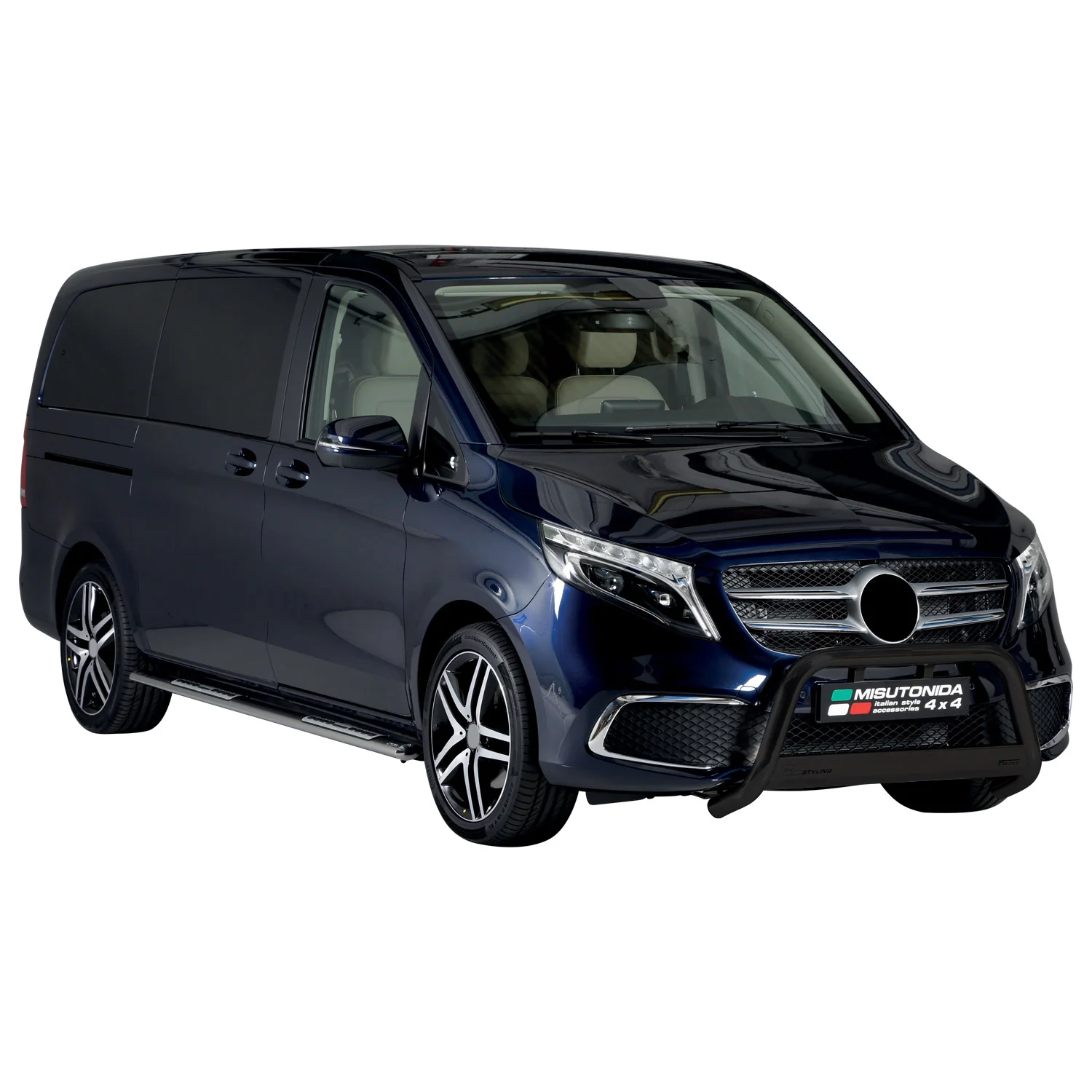 Frontbügel Frontschutzbügel für Mercedes Class 2020-2026 FL ø63mm Stahl Schwarz