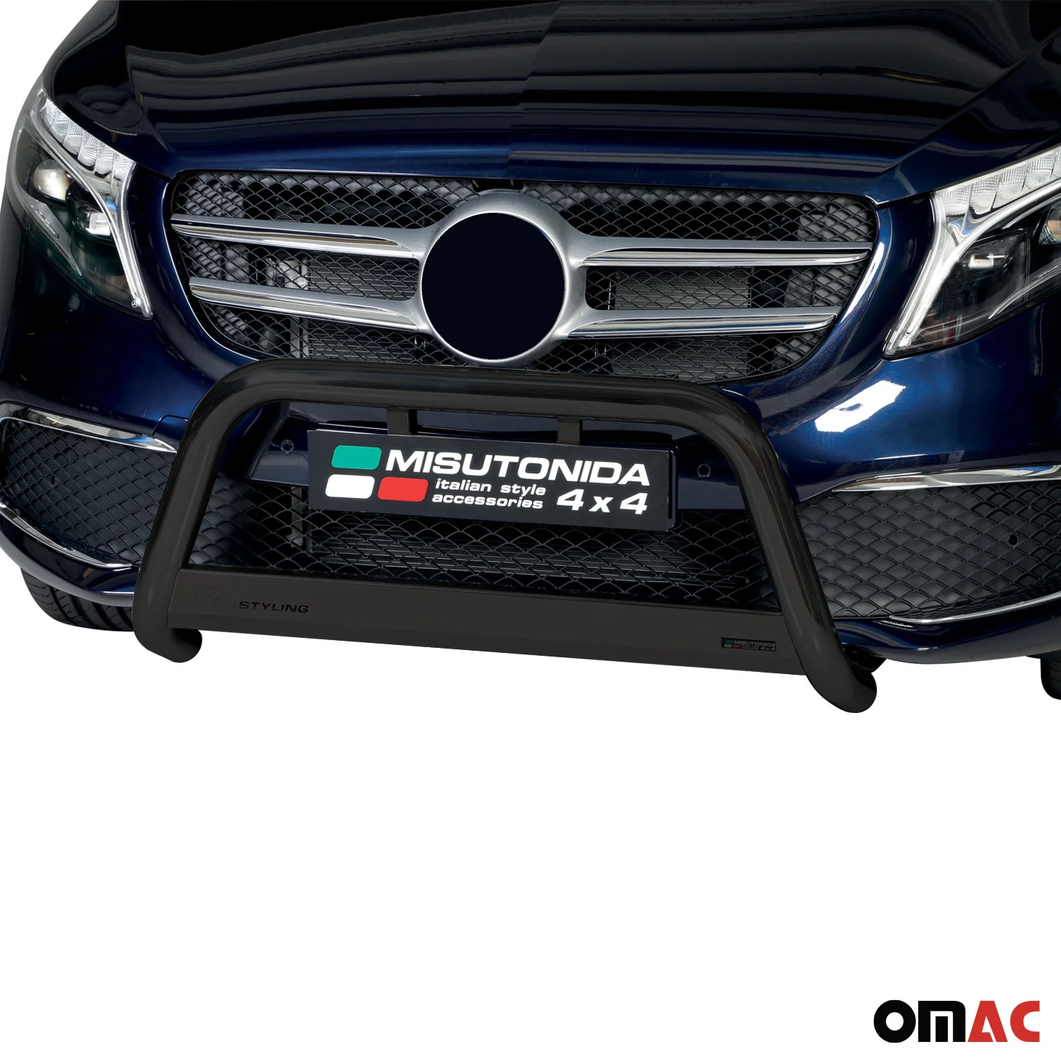 Frontbügel Frontschutzbügel für Mercedes Class 2020-2026 FL ø63mm Stahl Schwarz - Image 2