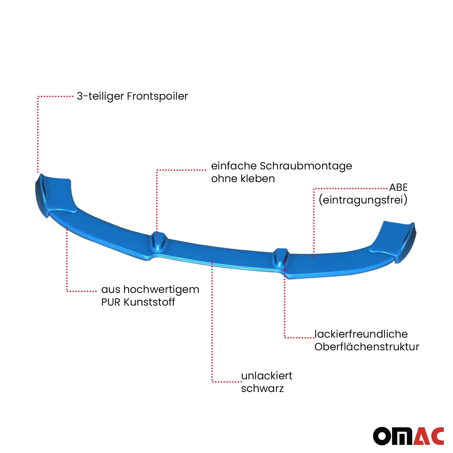 RDX Frontspoiler Vario-X Spoiler für Audi RS4 B7 2005-2007 - Image 3