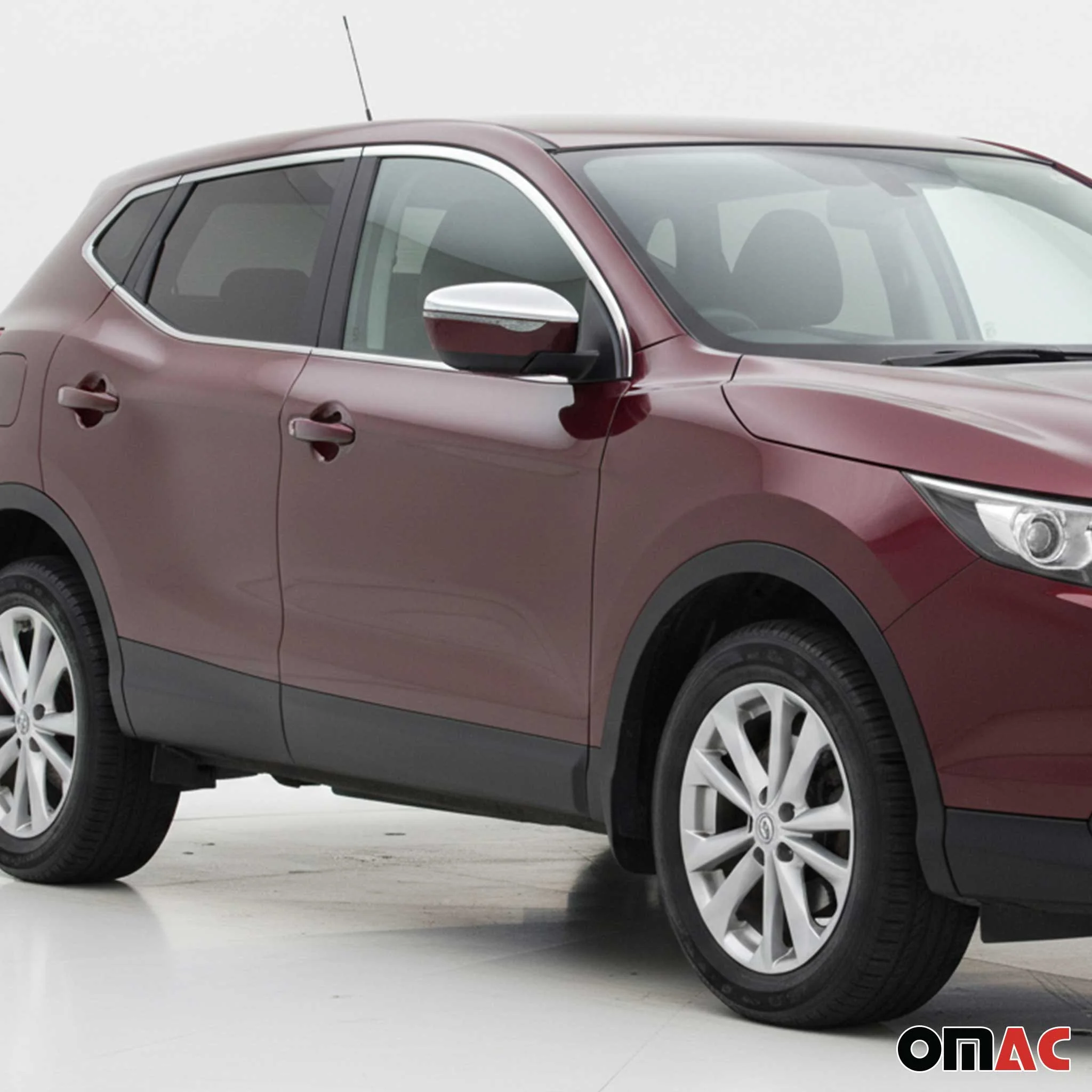 Spiegelkappen Spiegelabdeckung für Nissan Qashqai J11 2014-2021 Edelstahl Chrom - Image 3