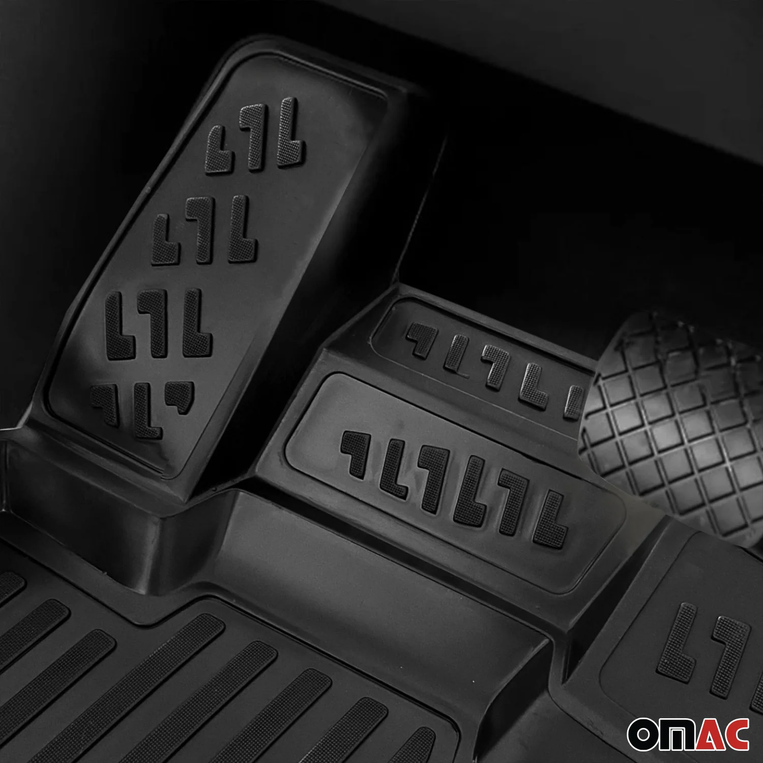 Fußmatten Automatten für Smart Fortwo 2014-2019 TPE Schwarz 4 tlg - Image 6
