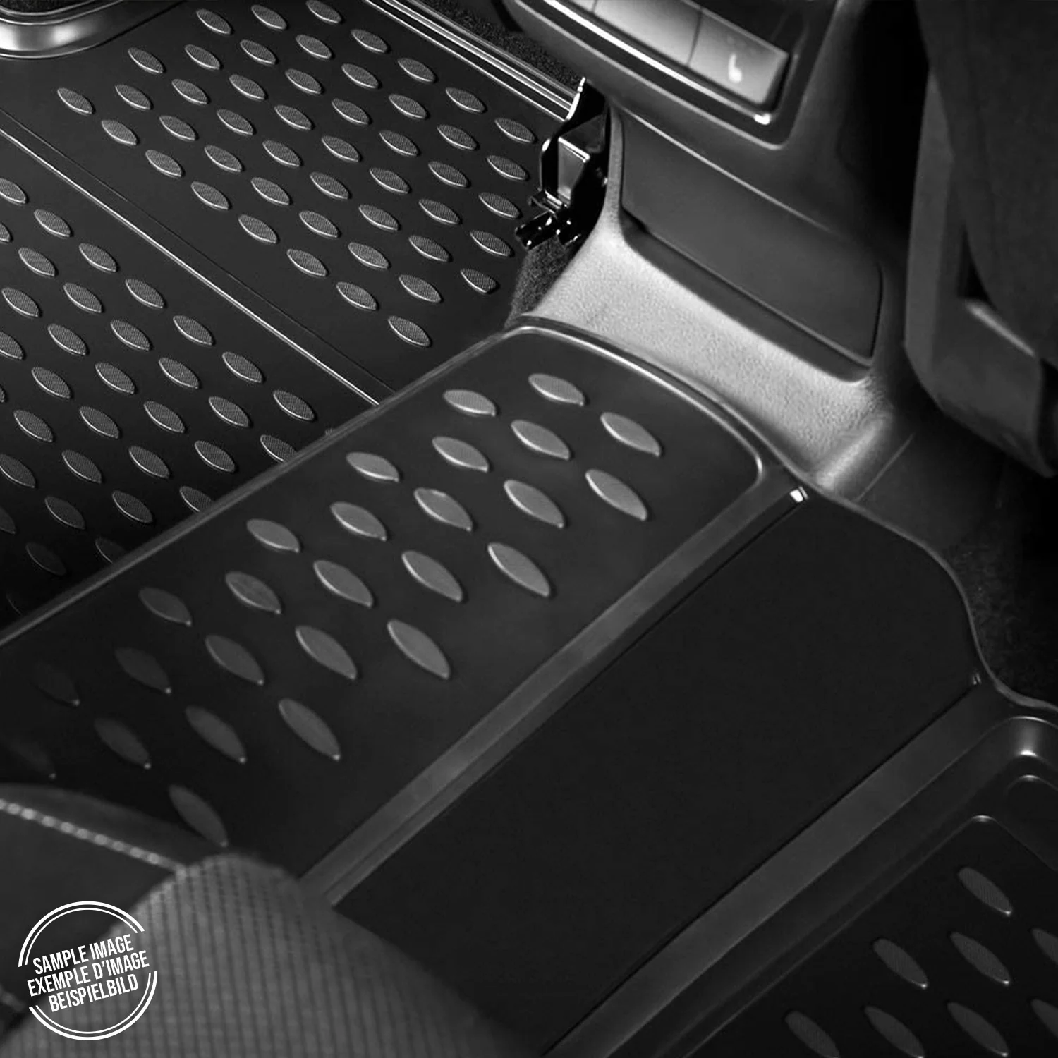 Fußmatten & Kofferraumwanne Set für Opel Meriva 2010-2017 Gummi TPE Schwarz 5x - Image 5