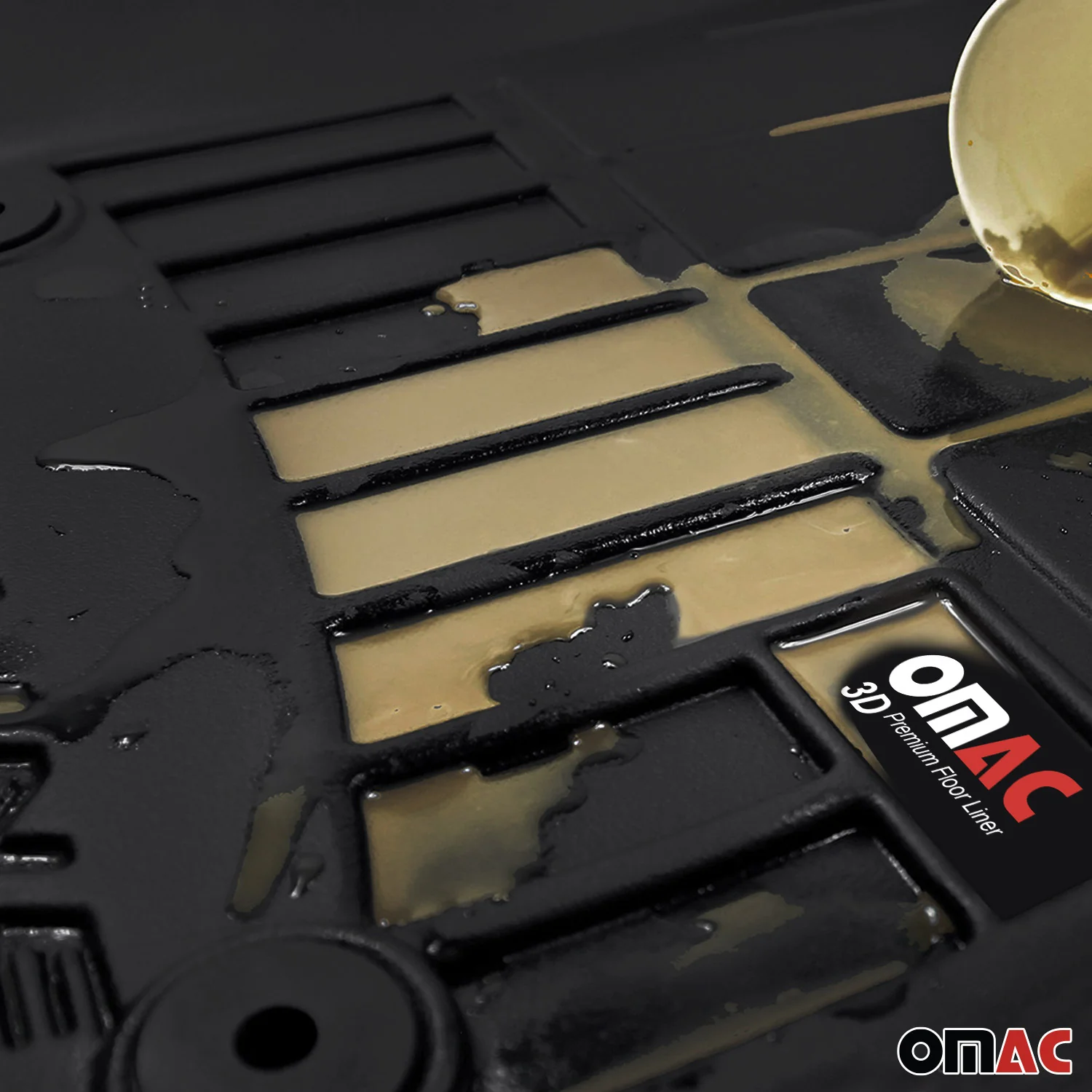 OMAC Fußmatten & Kofferraumwanne Set für Renault Scenic 2009-2016 3.Reihe Gummi - Image 4