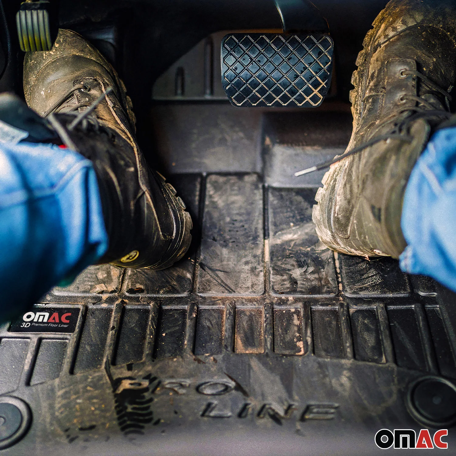 OMAC Gummi Fußmatten für VW New Beetle 1998-2010 Premium TPE Automatten 4tlg - Image 5