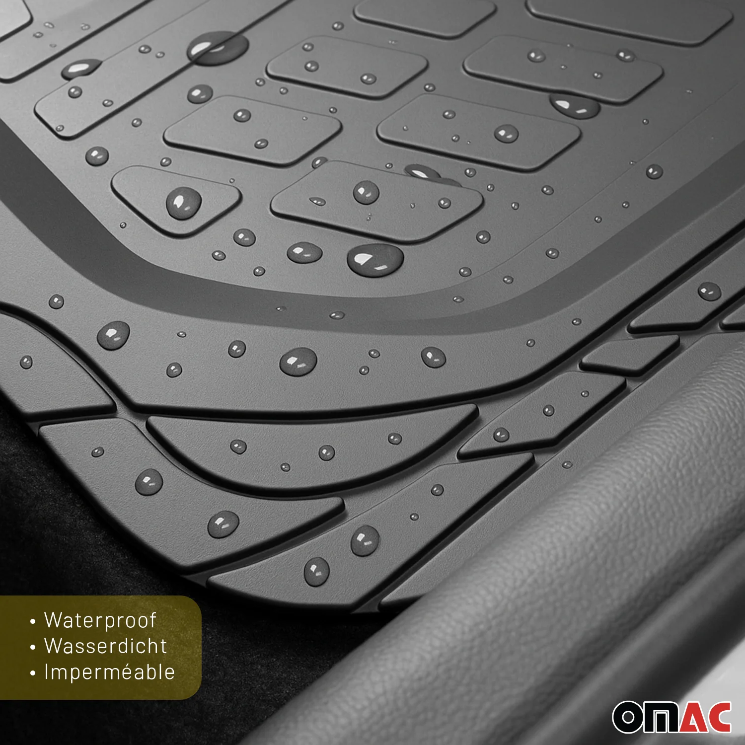 Fußmatten Gummimatten 3D Passform für BMW X3 Gummi Schwarz 4tlg - Image 9