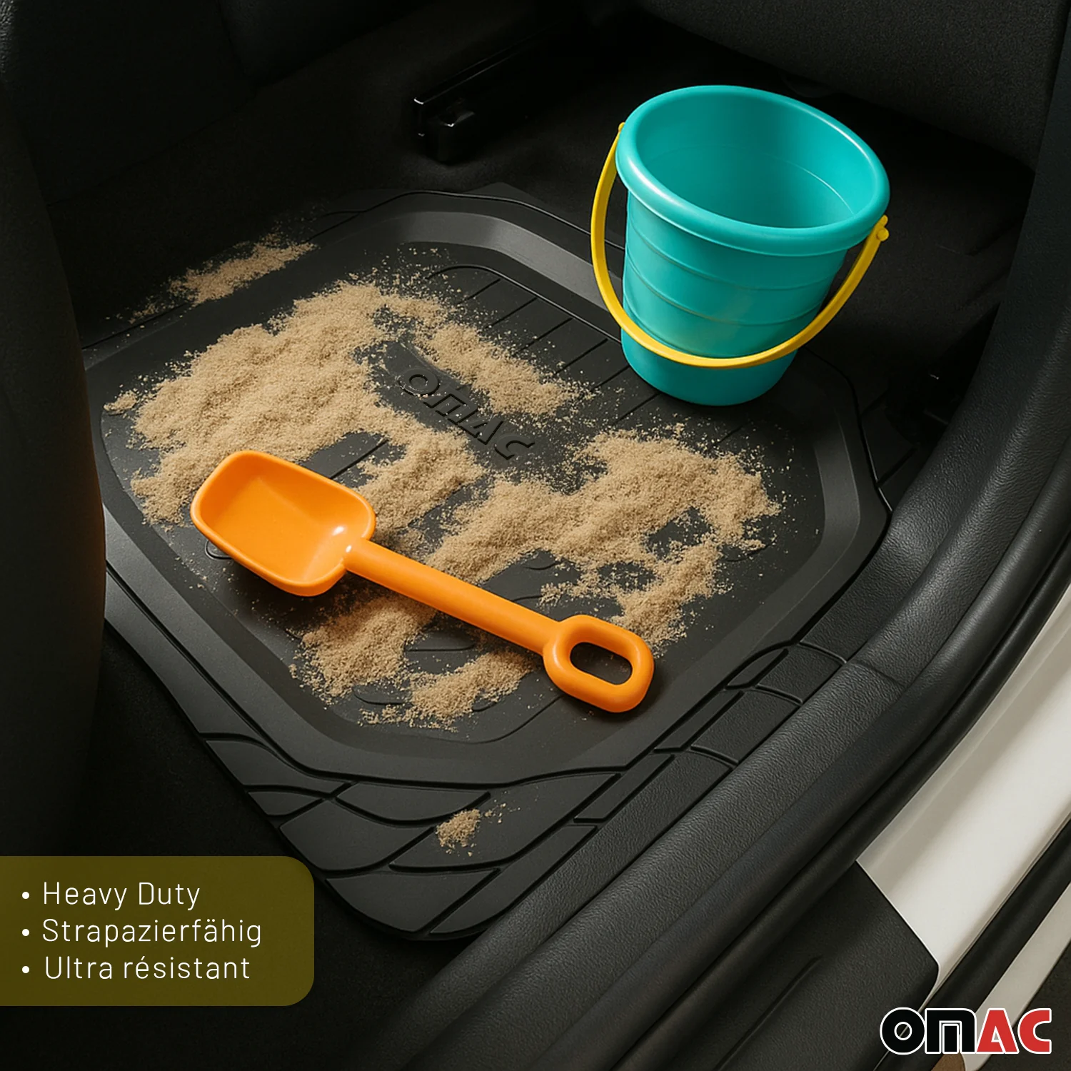 Fußmatten Gummimatten 3D Passform für Citroen C3 Gummi Schwarz 4tlg - Image 11