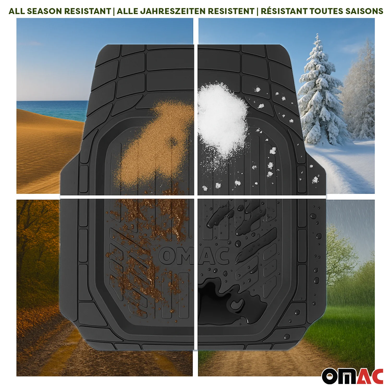Fußmatten Gummimatten 3D Passform für Honda HR-V Gummi Schwarz 4tlg - Image 4