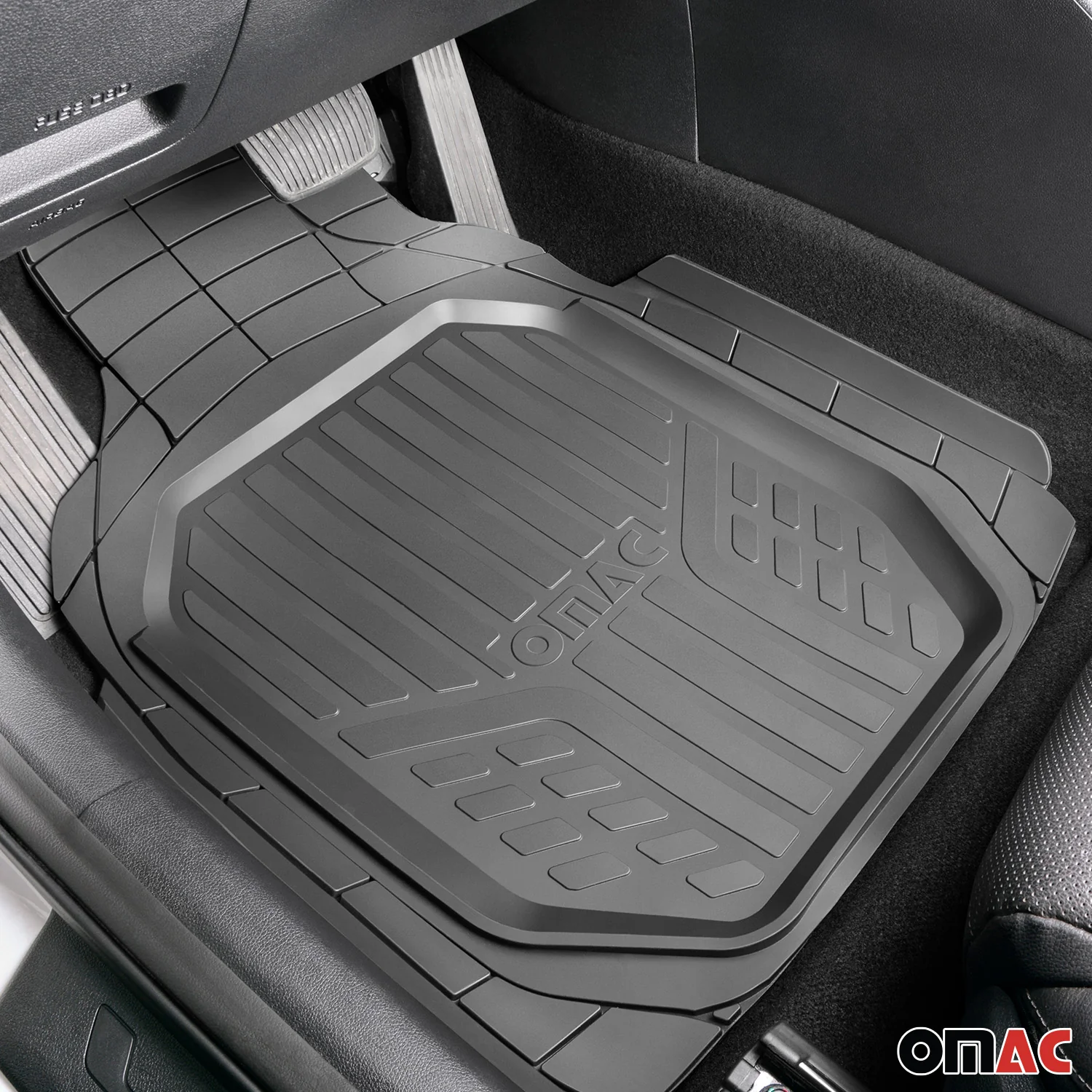 Fußmatten Gummimatten 3D Passform für Seat Ateca Gummi Schwarz 4tlg - Image 2