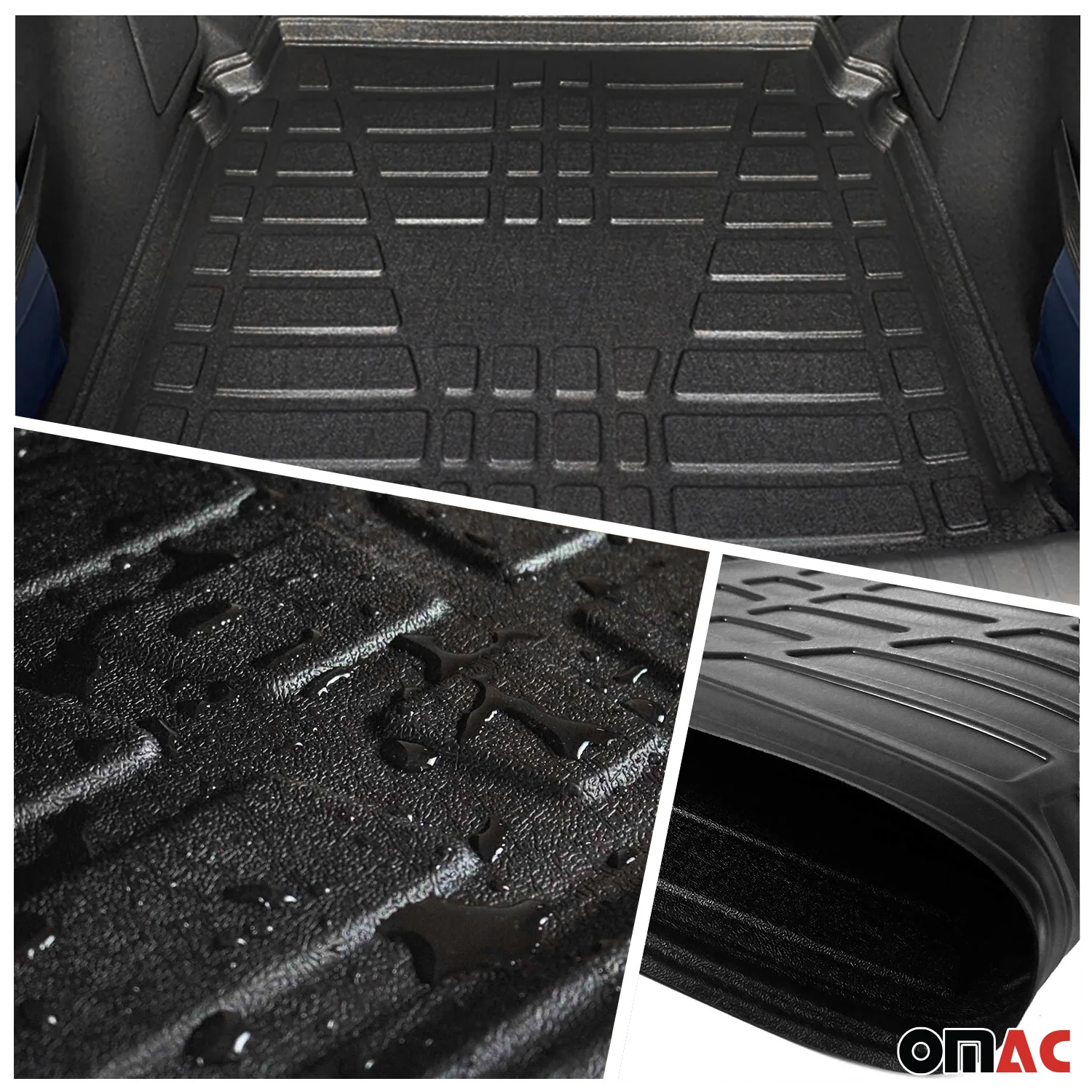 Fußmatten & Kofferraumwanne Set für Renault Kangoo Expression 2008-2010 Gummi 5x - Image 3