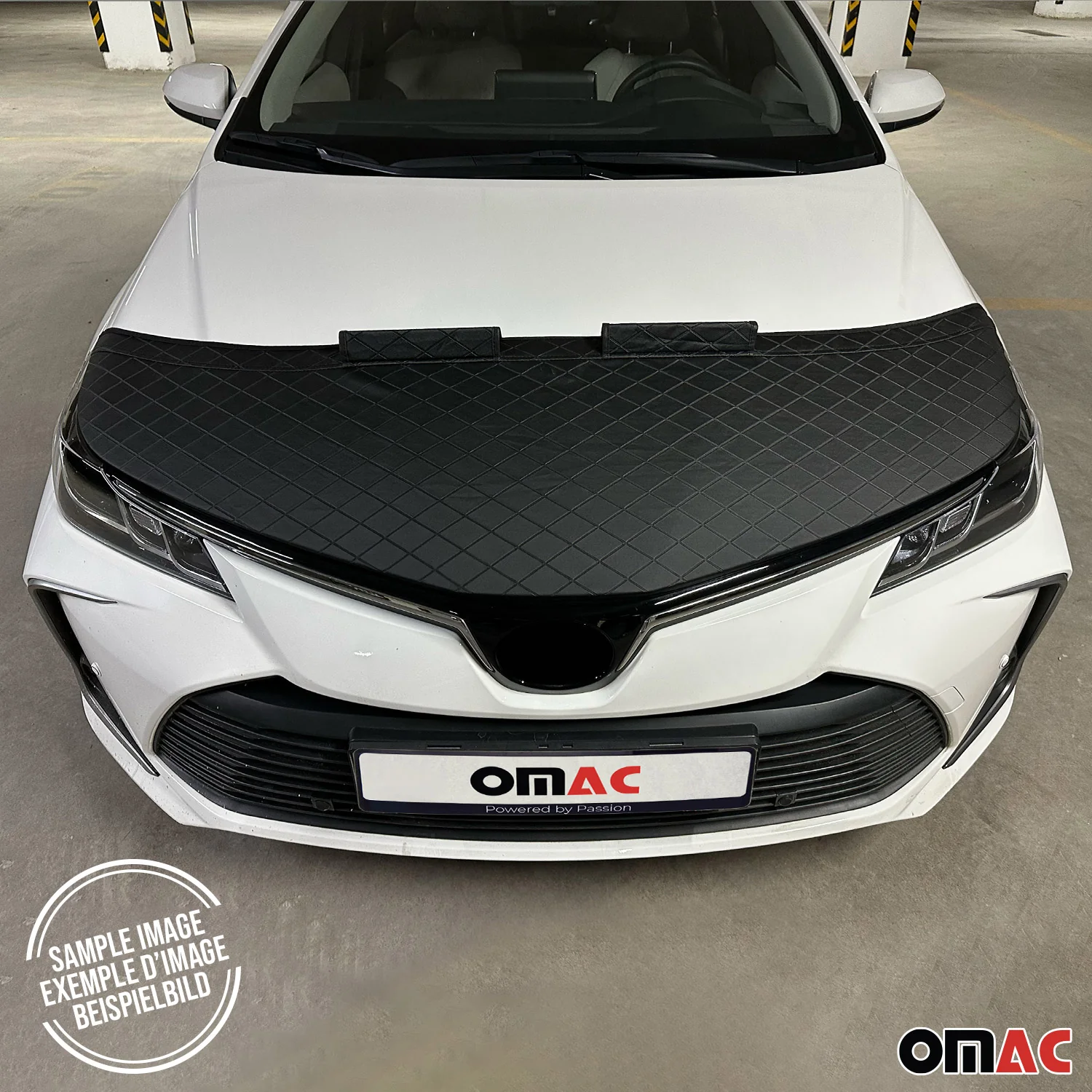 Schwarz Halb Haubenbra Steinschlagschutz Bonnet Bra für Opel Corsa C 2000-2006 - Image 2