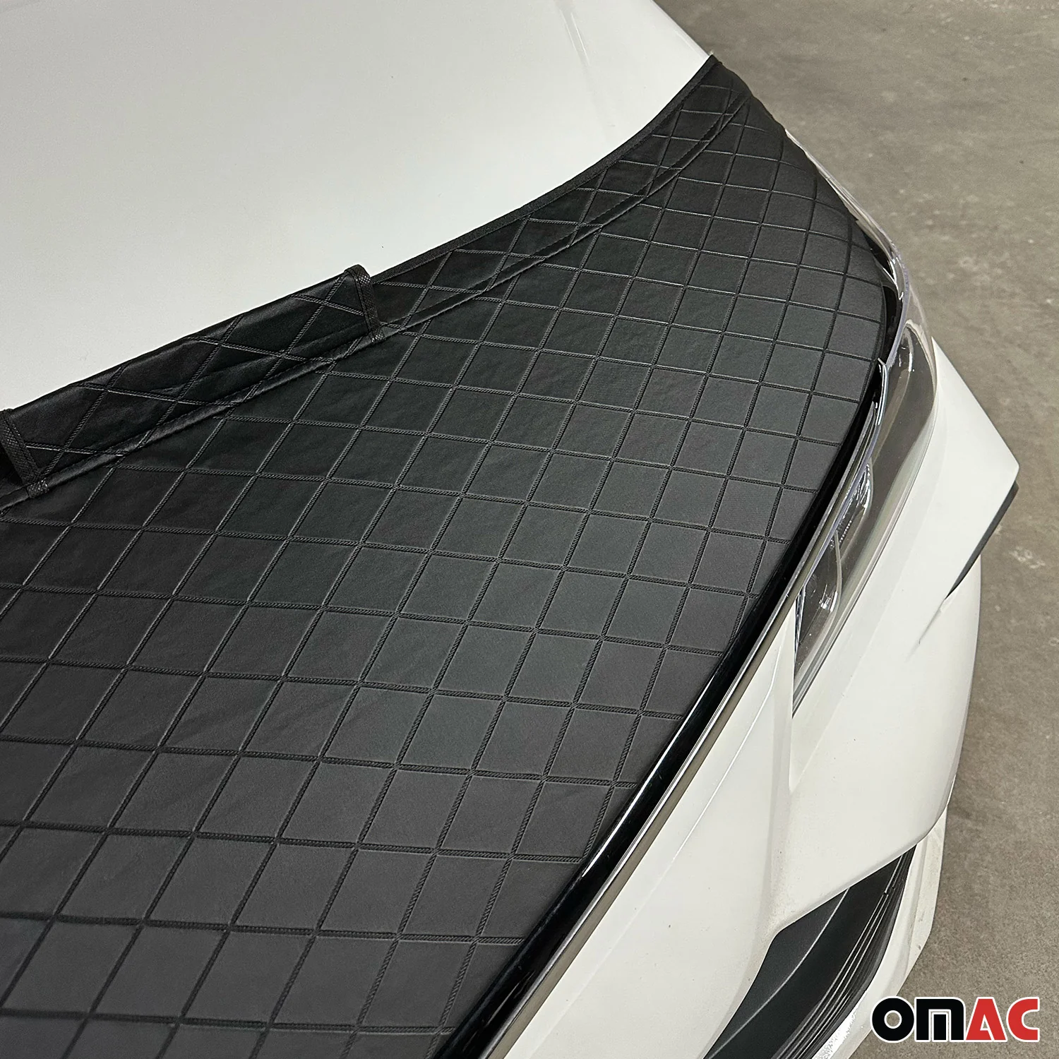 Schwarz Halb Haubenbra Steinschlagschutz Bonnet Bra für VW Caddy 2015-2020 - Image 8