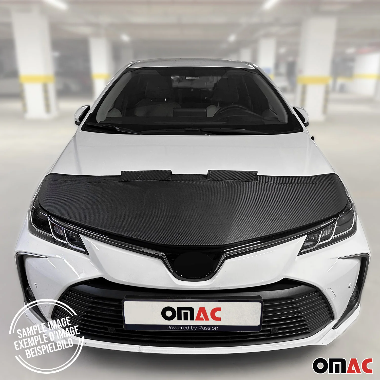 Haubenbra Steinschlagschutz Bonnet Bra für Ford Puma 2019-2026 Carbon Optik Halb - Image 2