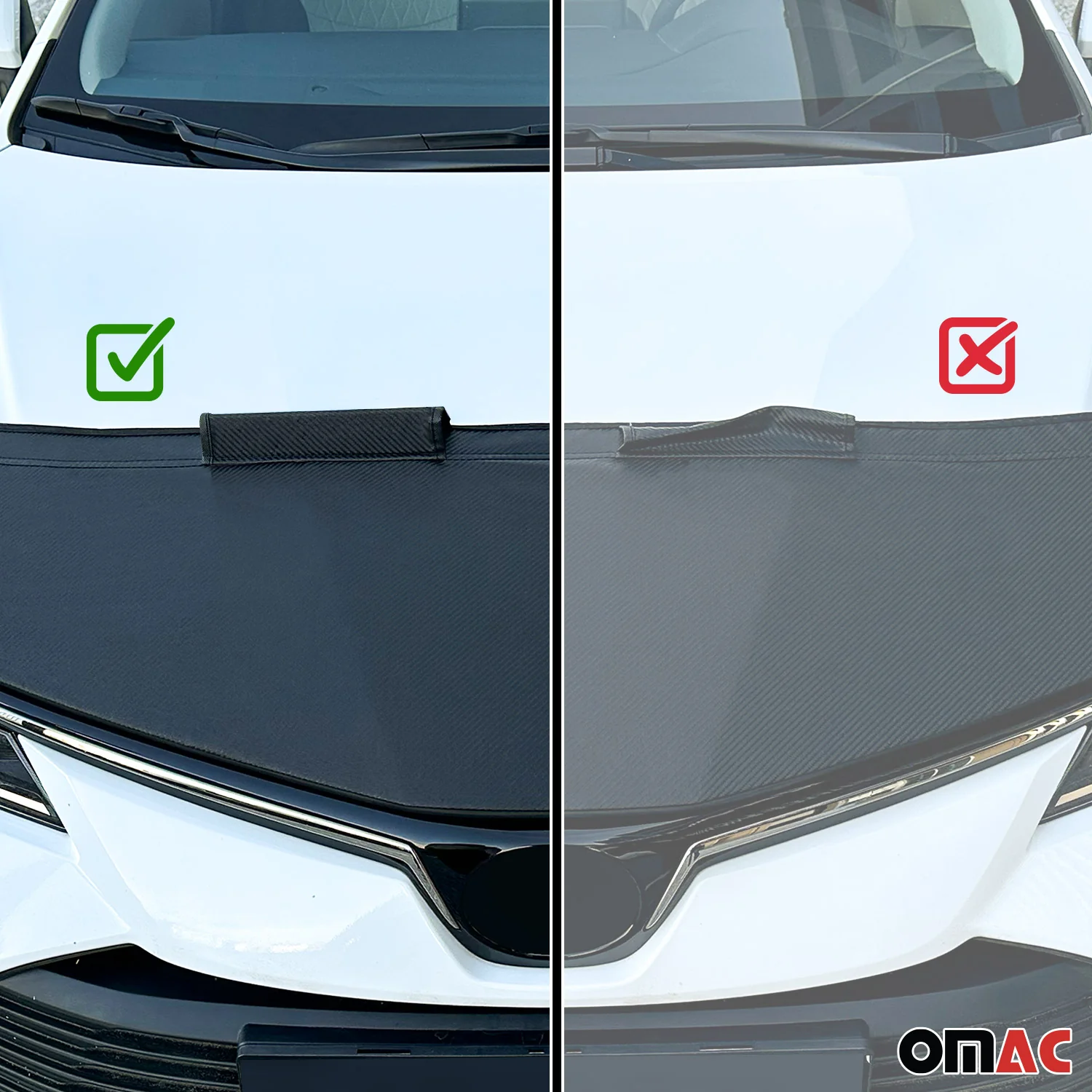Haubenbra Steinschlagschutz Bonnet Bra für Ford Puma 2019-2026 Carbon Optik Halb - Image 9