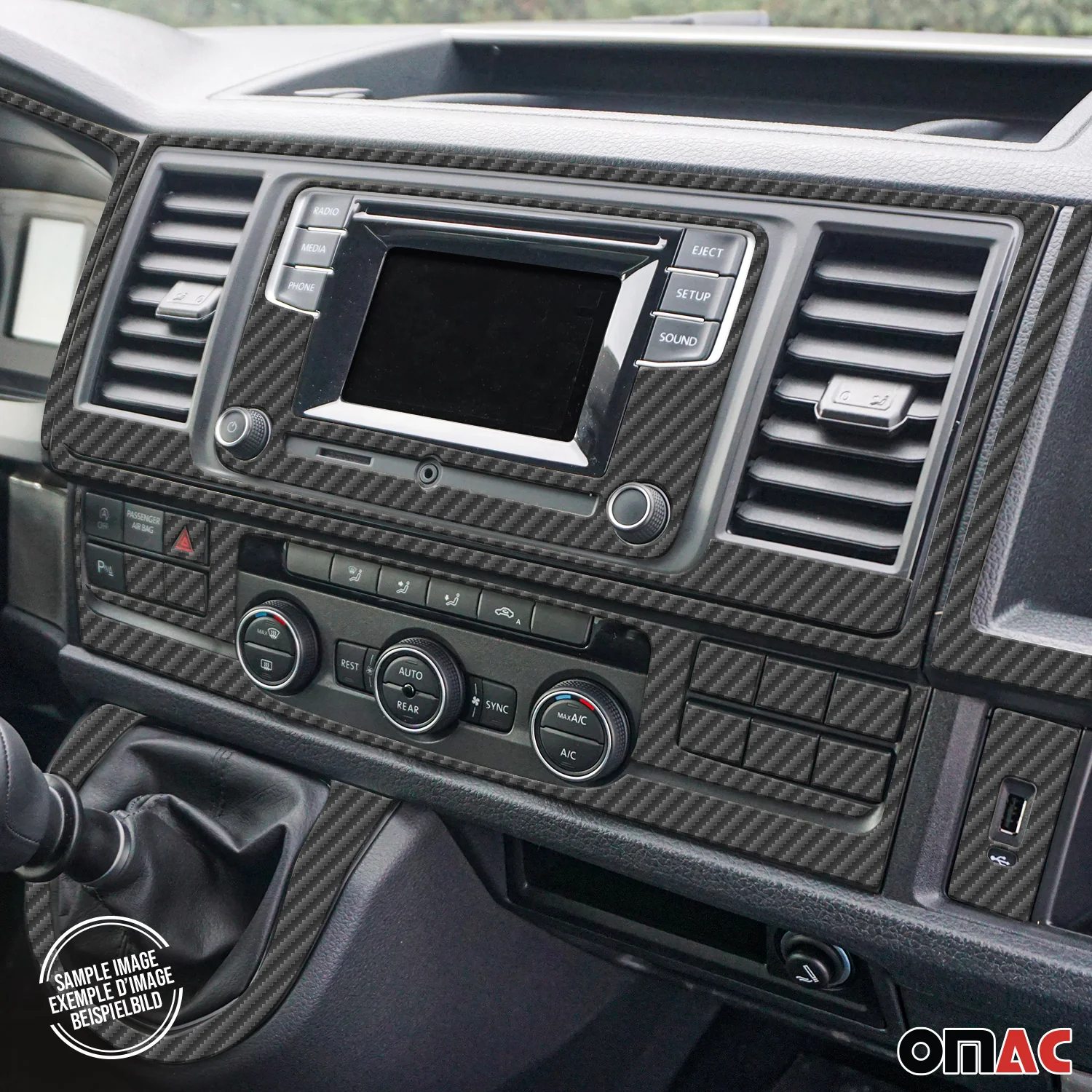 Innenraum Dekor Cockpit für Mercedes Vito W447 2014-2026 Carbon Optik 21tlg - Image 3