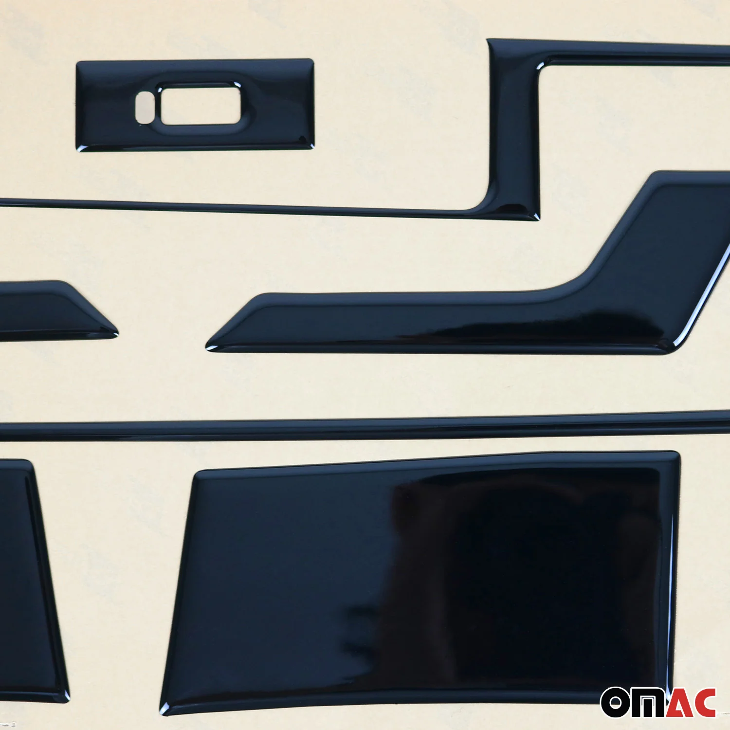 Innenraum Dekor Cockpit für VW T4 Transporter 1990-2003 Piano Schwarz Optik 18x - Image 6