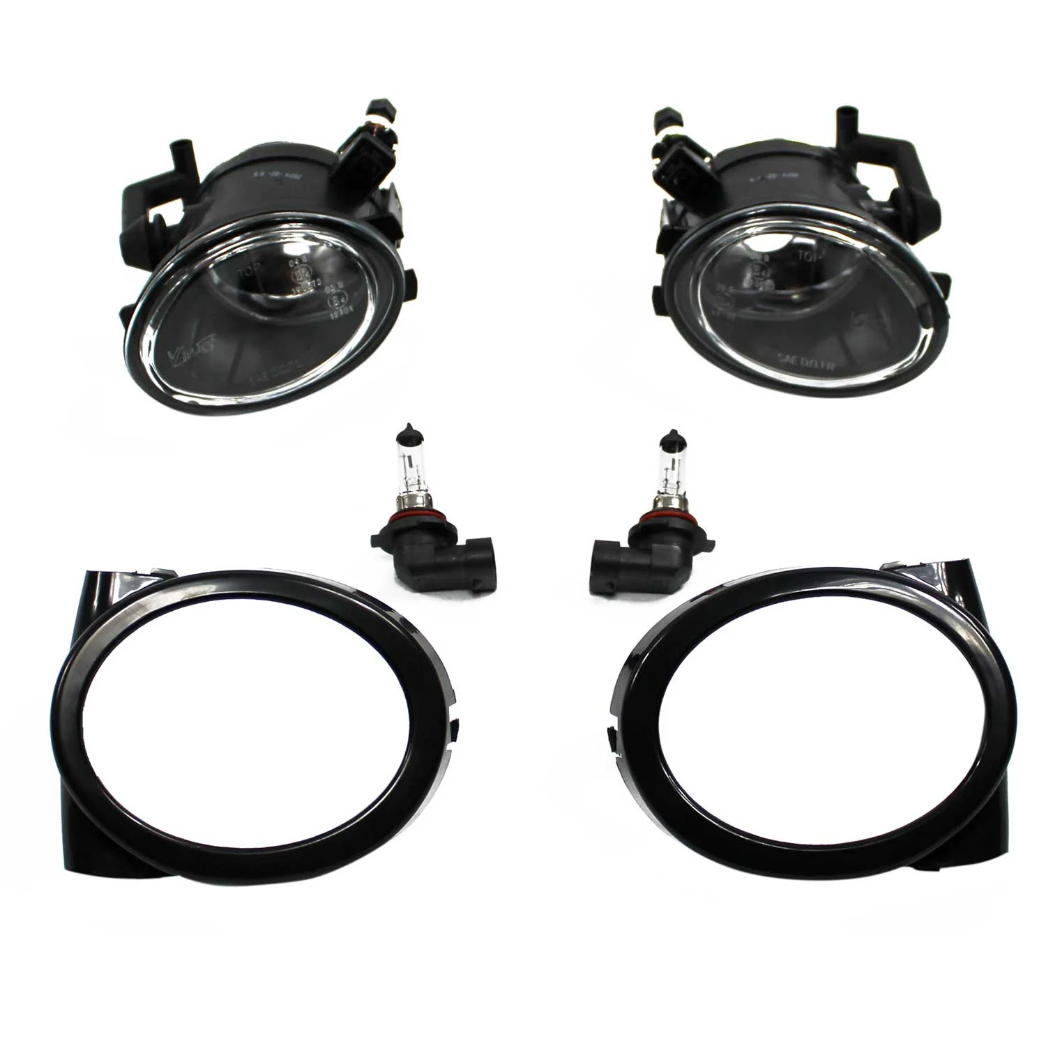 JOM Nebelscheinwerfer für BMW 3er E46/ M3 + E39/ M5 Klarglas mit Rahmen - Image 2