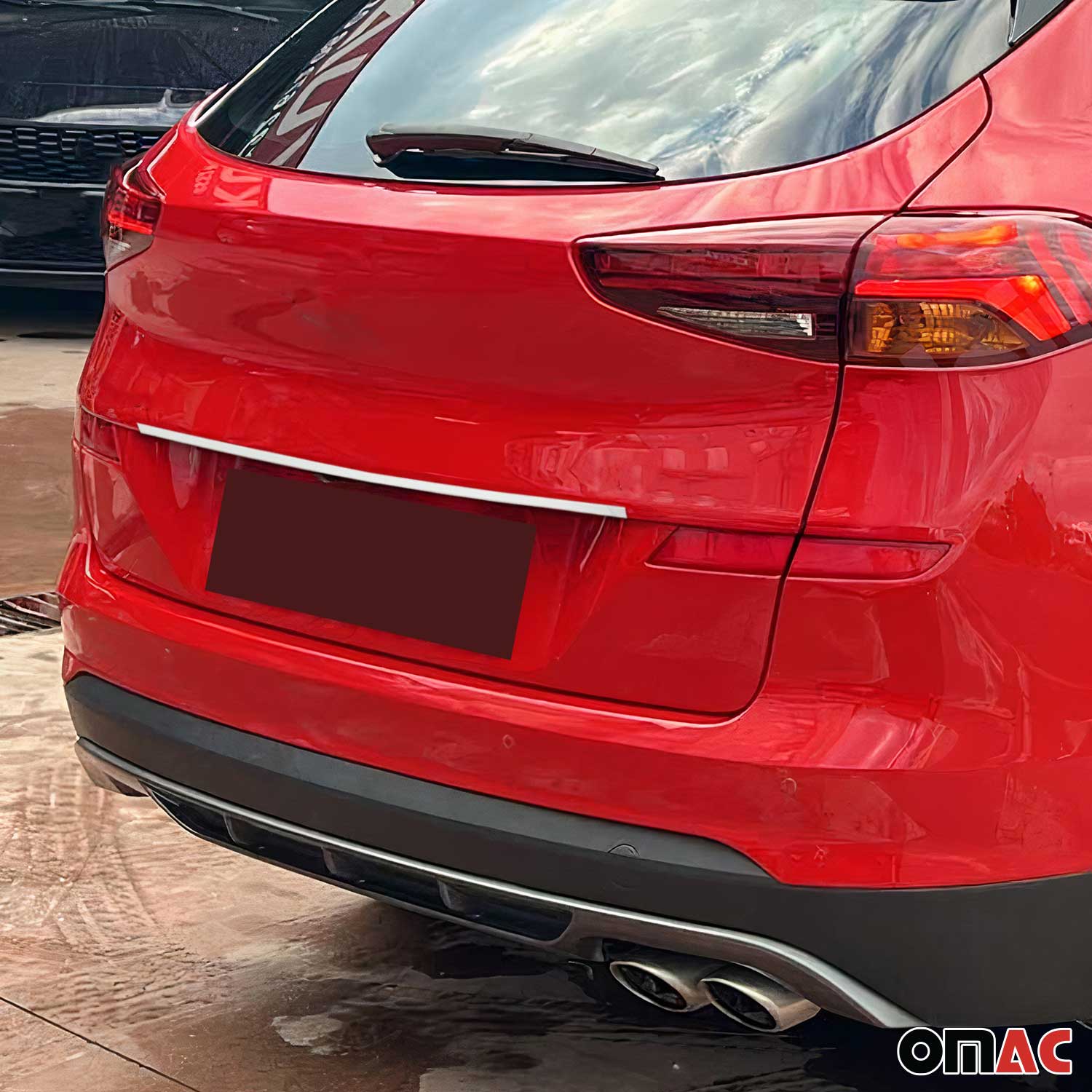 Kofferraumleiste Heckleisten für Kia Optima 2019-2026 Edelstahl Chrom - Image 2