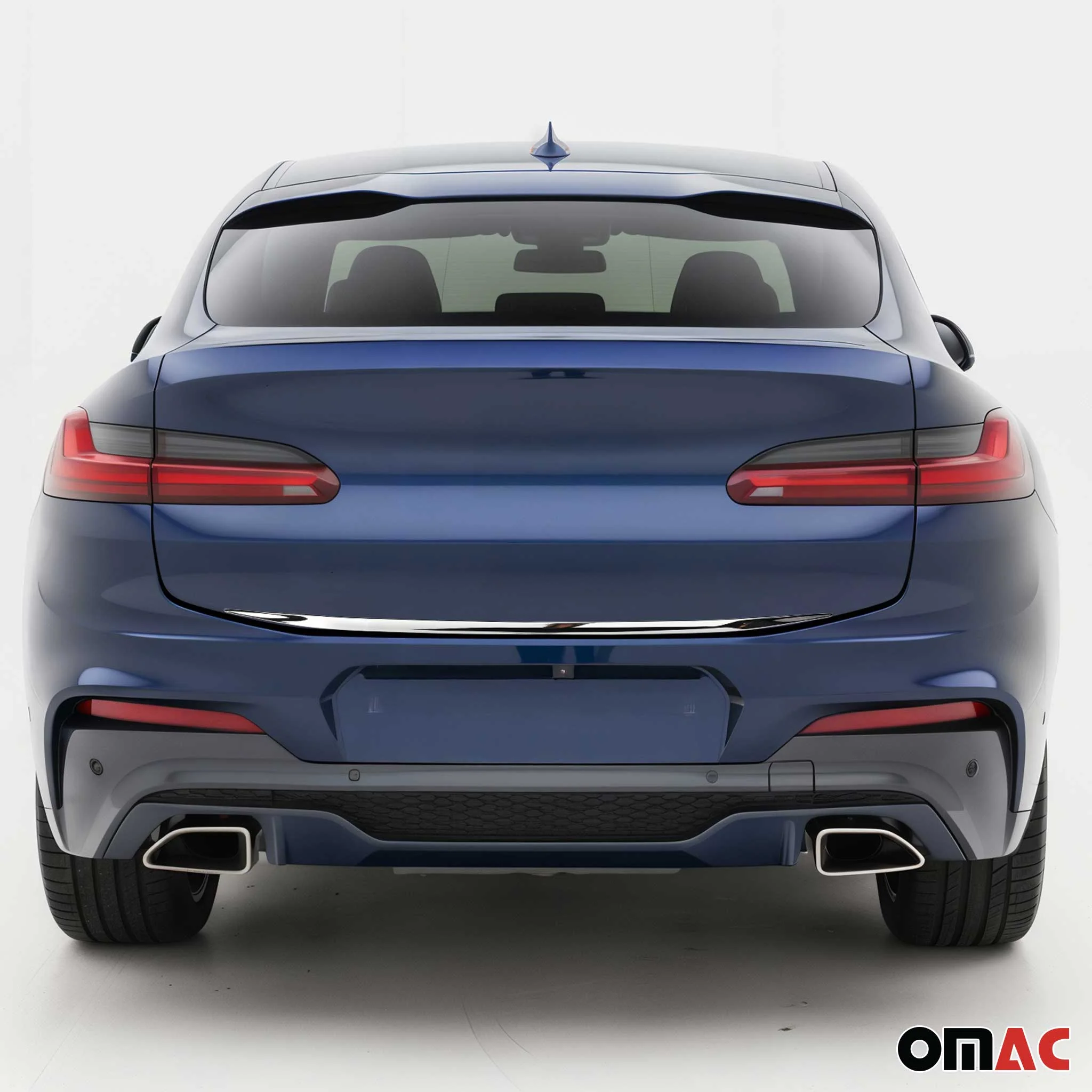 Kofferraumleiste Heckklappe Leiste für BMW X4 G02 2018-2025 Edelstahl Chrom 1tlg - Image 2