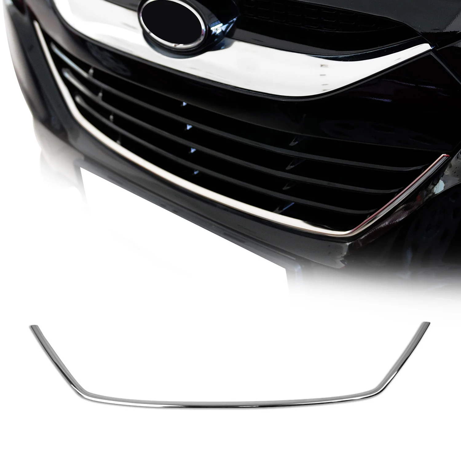 Kühlergrill Leisten Grillleisten für Hyundai ix35 2010-2015 Edelstahl Chrom
