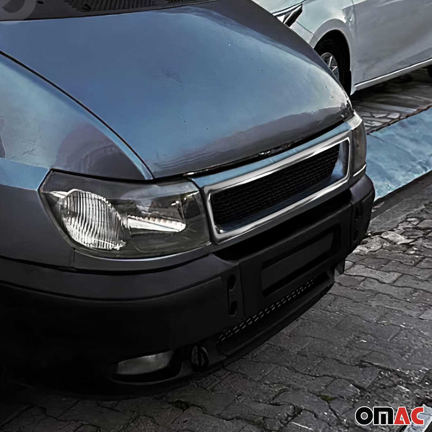 Kühlergrill Leisten Grillleisten für Ford Transit 2000-2006 Edelstahl Chrom - Image 3