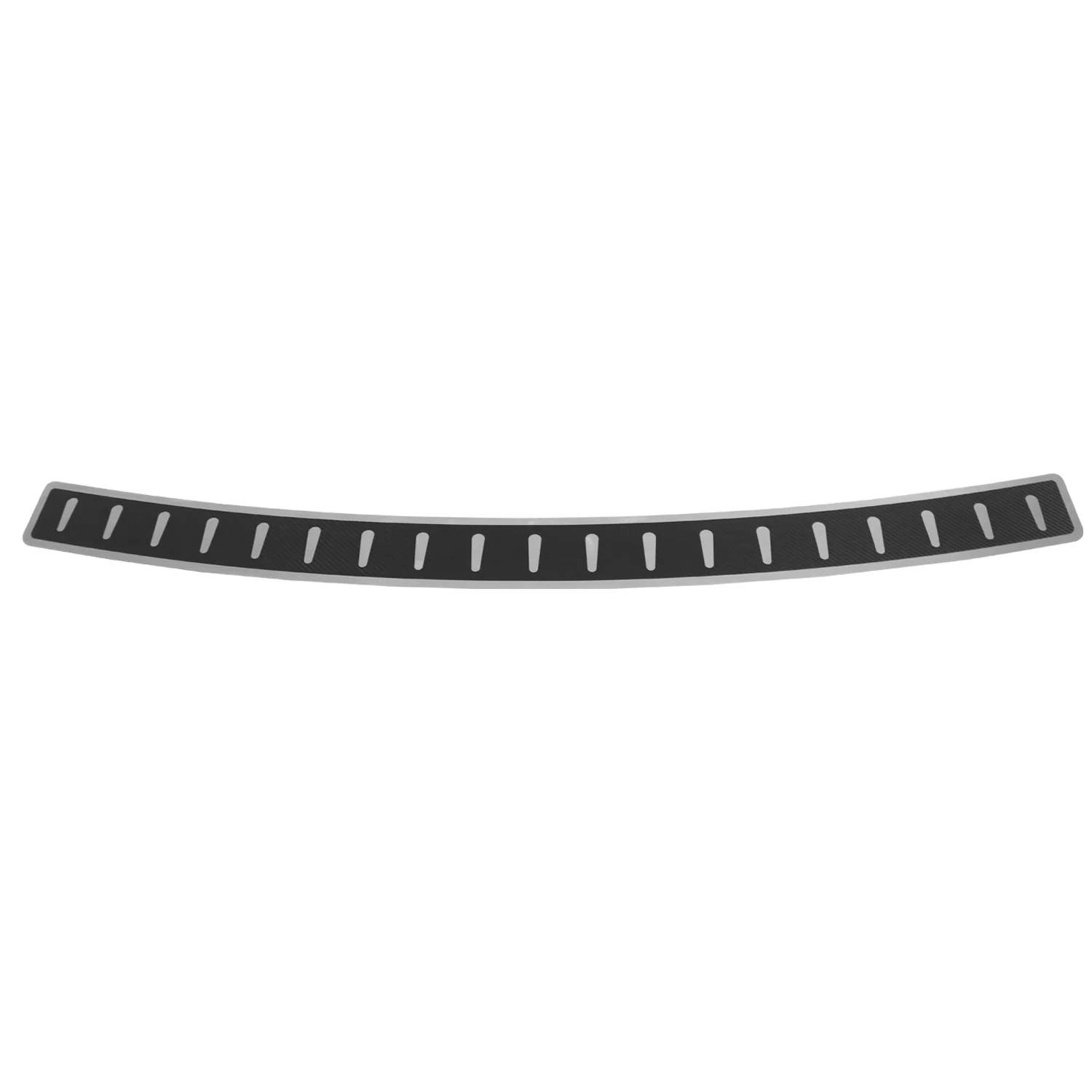 Ladekantenschutz Stoßstange für Opel Zafira A 1999-2005 Edelstahl carbon foliert - Image 2
