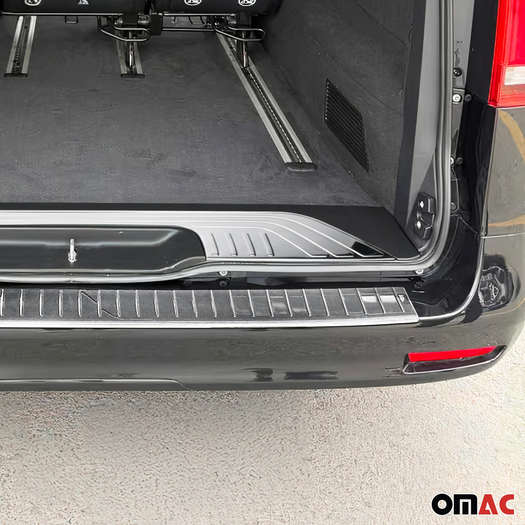 Ladekantenschutz & Stoßstange Satz für Mercedes Vito W447 2014-26 Chrom Glänzend - Image 2