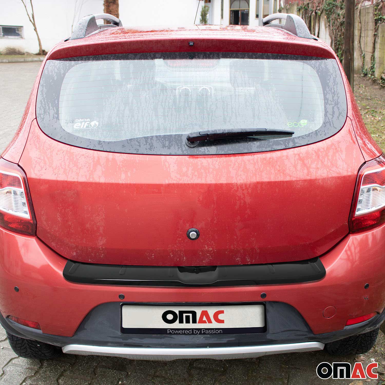 Ladekantenschutz Stoßstange für Dacia Sandero II 2012-2020 ABS glänzend schwarz - Image 5