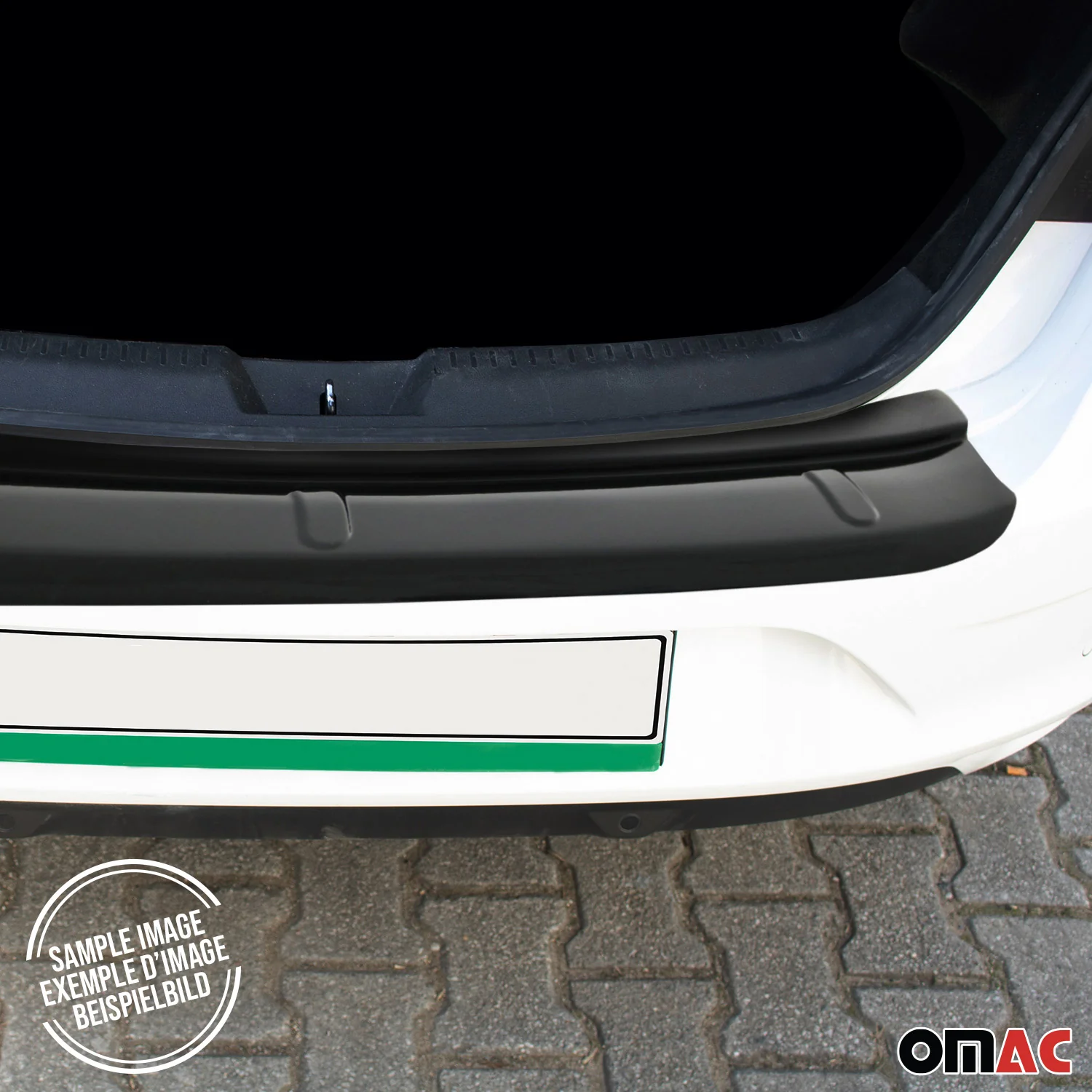 Ladekantenschutz Stoßstange für Peugeot 208 II 2019-2026 Acryl glänzend schwarz - Image 7