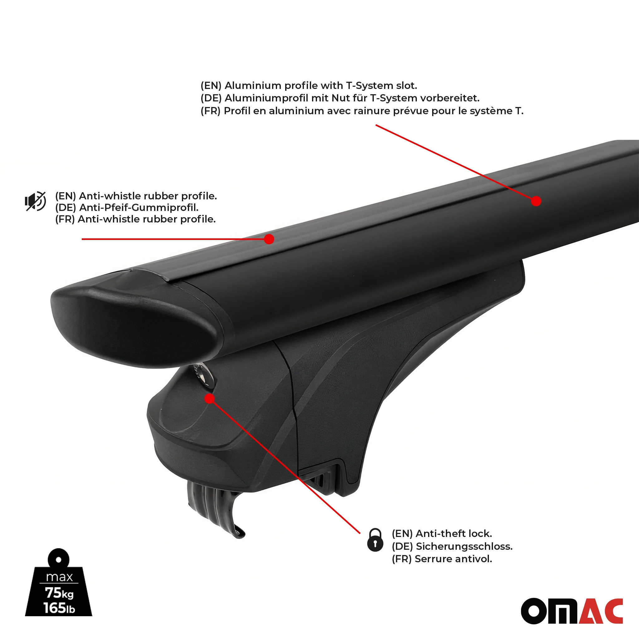 Menabo Dachträger für Opel Insignia Sportourer 2017-2022 Aluminium Schwarz 2 tlg - Image 6