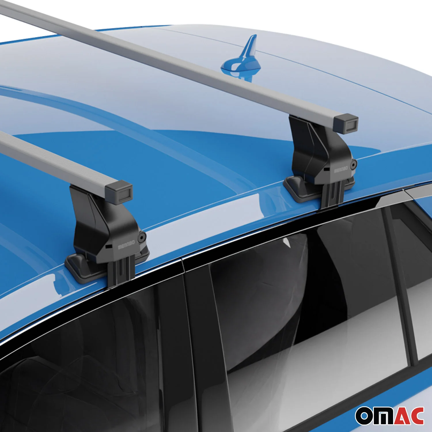 Menabo Dachträger Grundtäger für Mazda BT-50 2011-2020 50kg Stahl Silber 2 tlg - Image 6