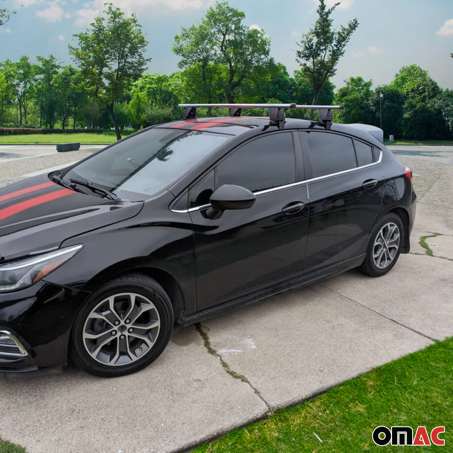 Menabo Dachträger Grundträger für Kia Stonic 2017-2026 Alu Grau 2tlg - Image 5