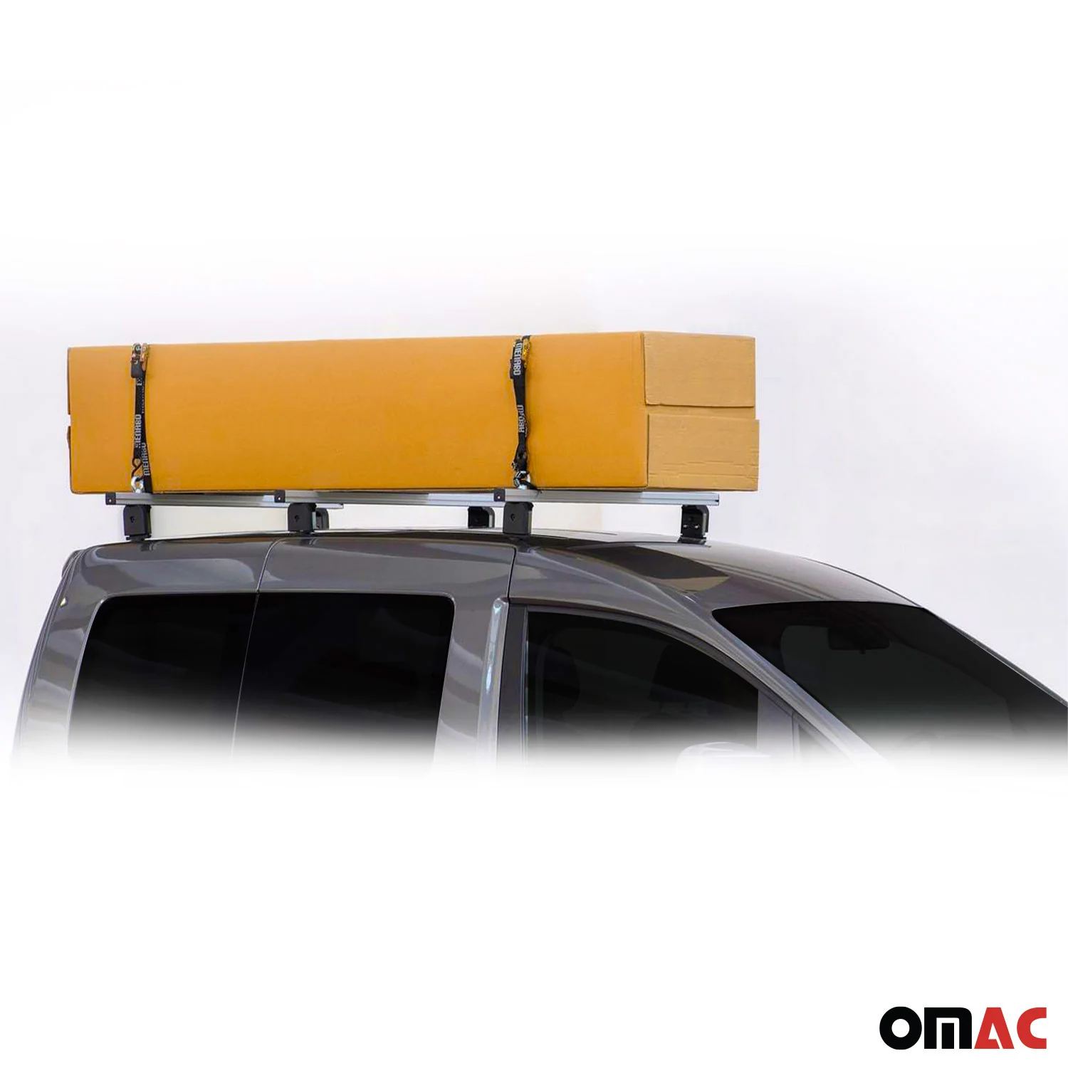 Menabo Dachträger Querträger für Renault Kangoo 2007-2020 Aluminium Grau 3x - Image 9