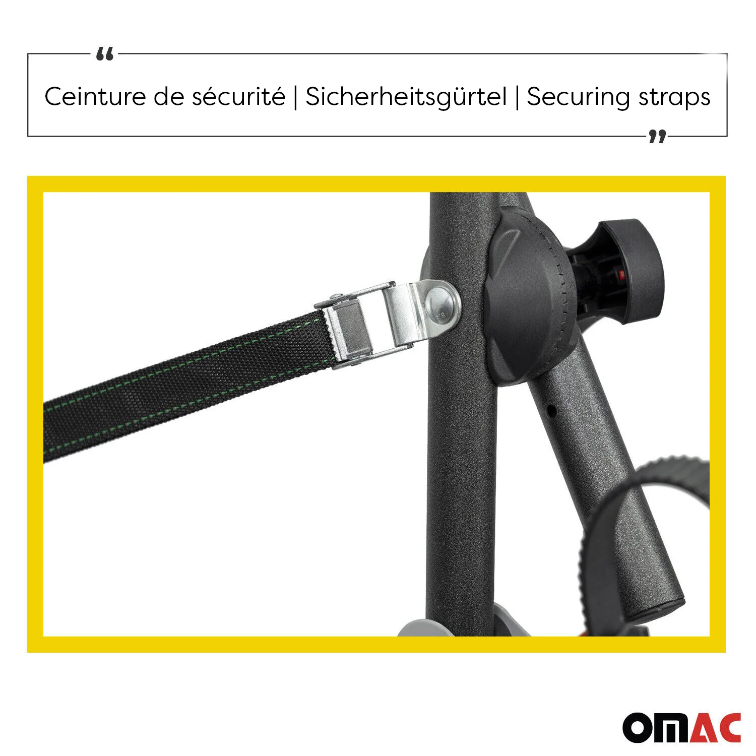 Menabo Fahrradträger 3 Fahrräder für BMW 3er E90 2005-2012 Alu Schwarz Silber - Image 6