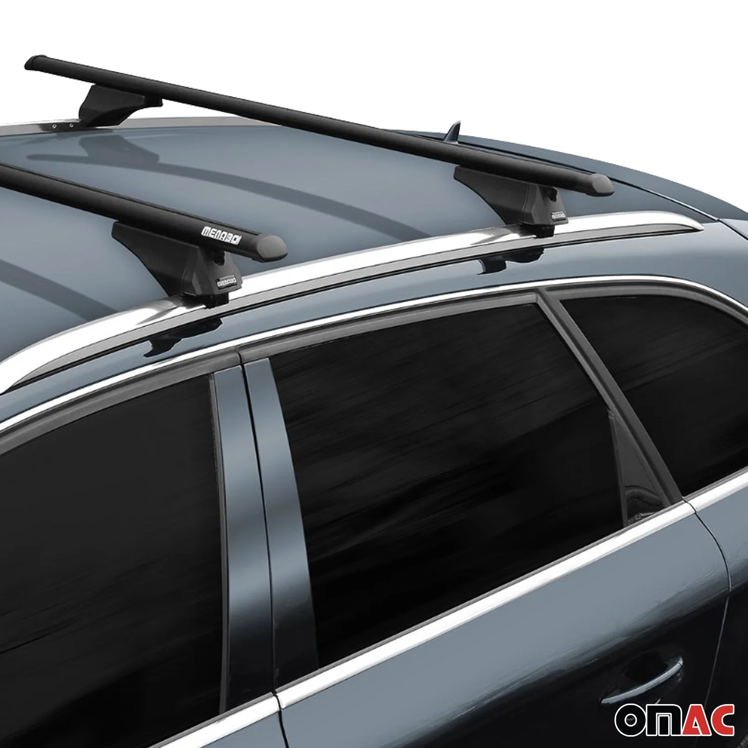 Menabo Dachträger Grundtäger für DS 4 mk2 2021-2026 75kg Aluminium Schwarz 2 tlg - Image 4