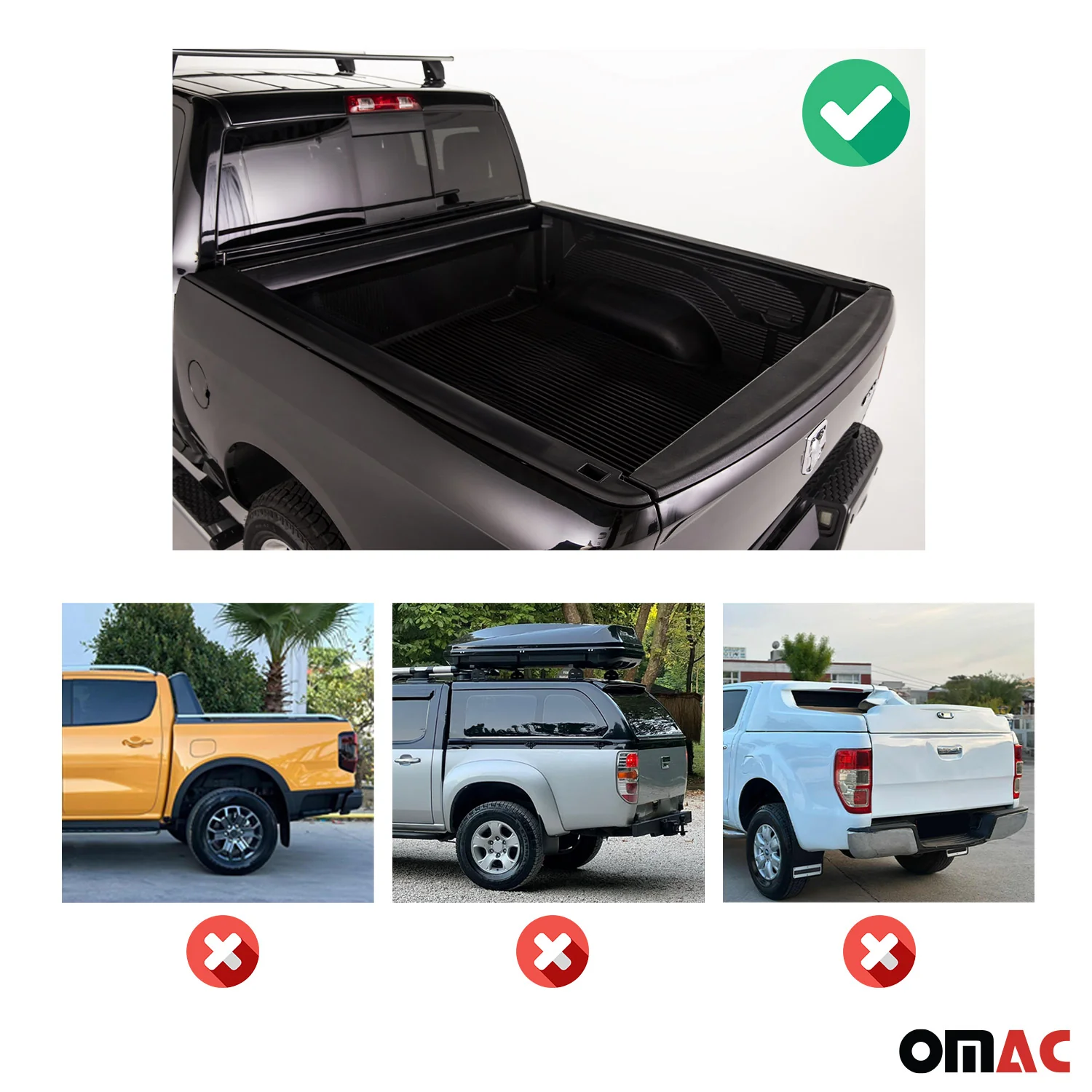 Menabo Dachträger für VW Amarok Laderaumrollo-Querträger Ladeflächenträger - Image 5