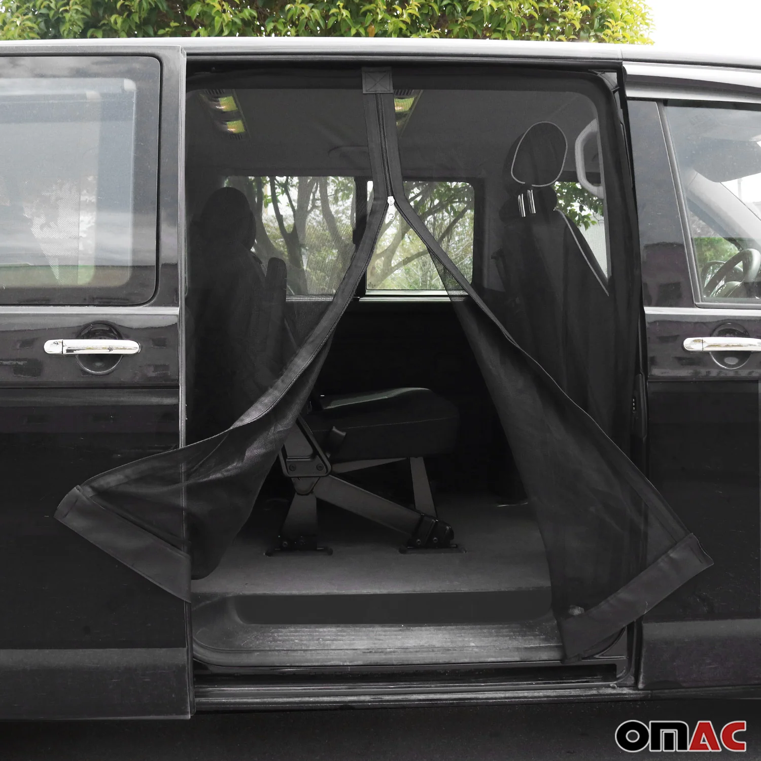 Moskitonetz Magnetisch Insektenschutz für VW Multivan T5 2003-2015 Schwarz 1tlg - Image 2
