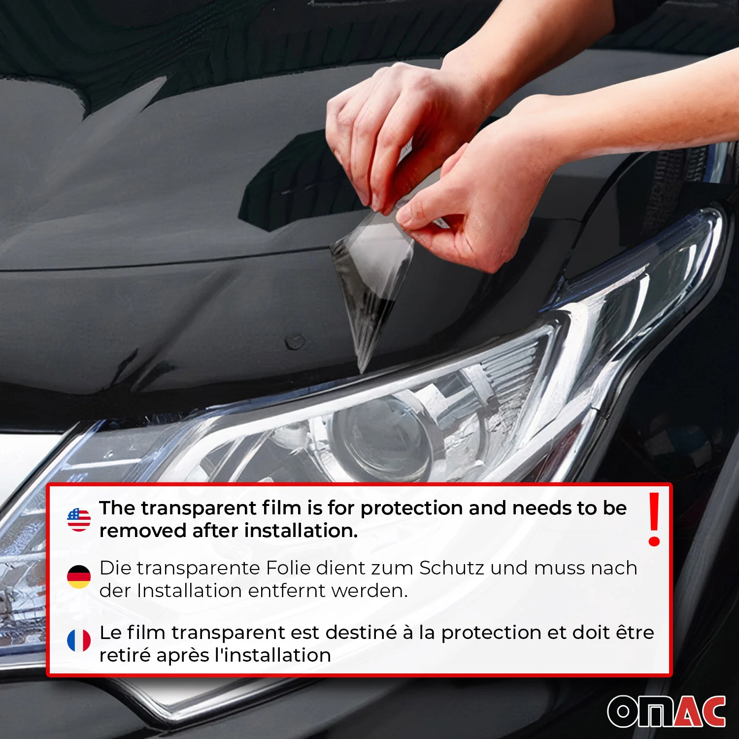 Motorhaube Deflektor Insekten Steinschlagschutz für VW Jetta 2018-2026 Dunkel - Image 4