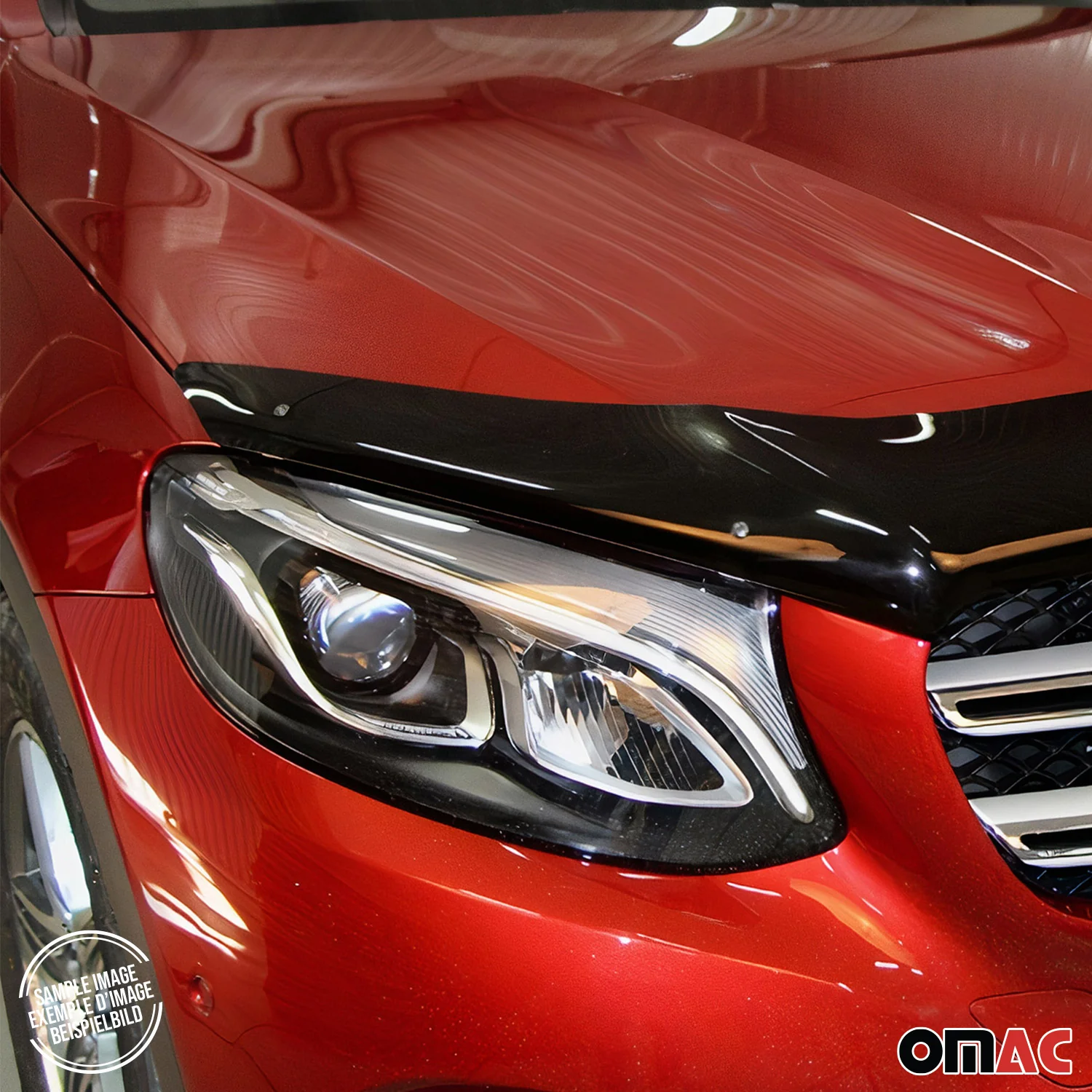 Motorhaube Deflektor Insekten Steinschlagschutz für Nissan Almera 2012-18 Dunkel - Image 6