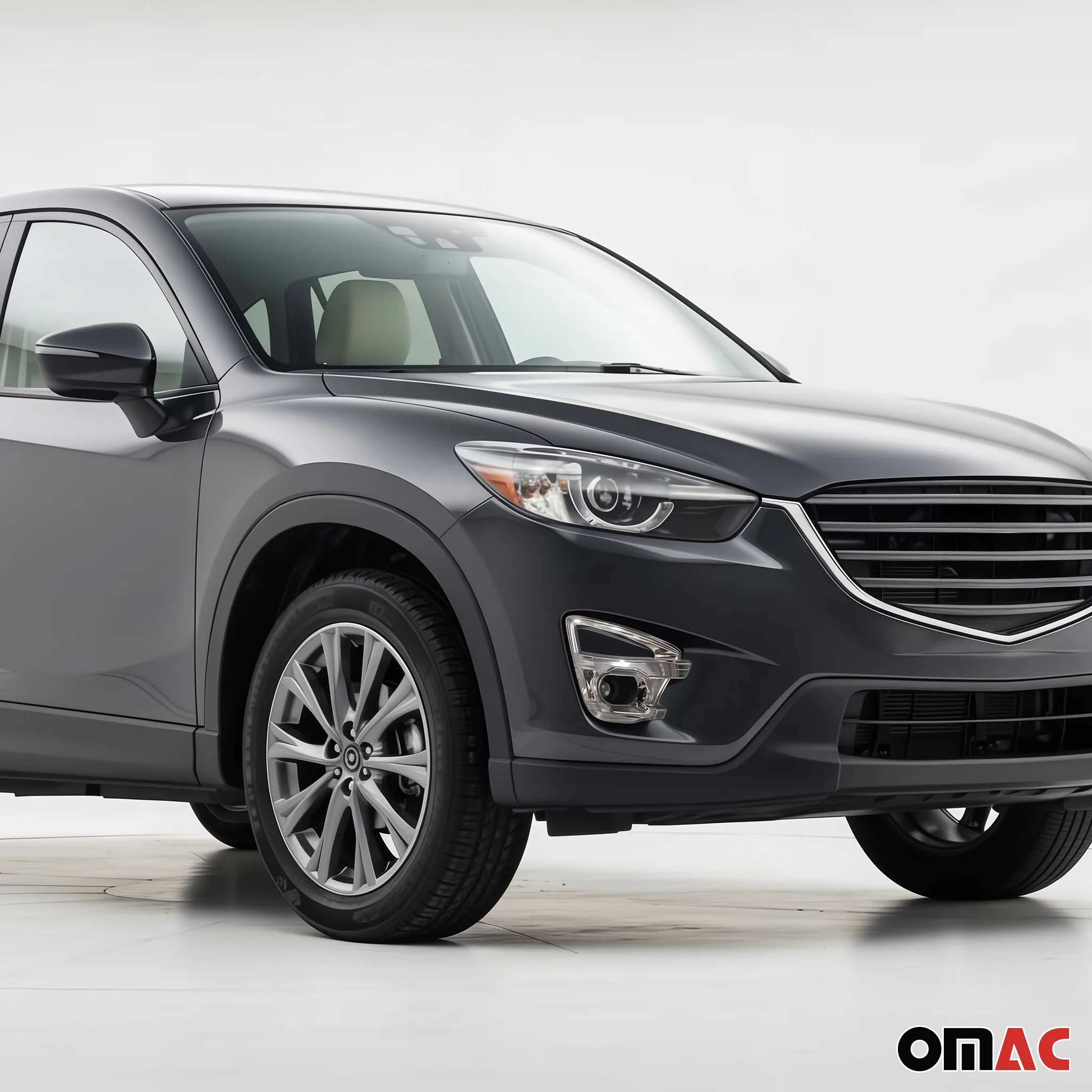 Nebelscheinwerfer Rahmen Umrandung für Mazda CX-5 2015-2017 ABS Chrom - Image 2