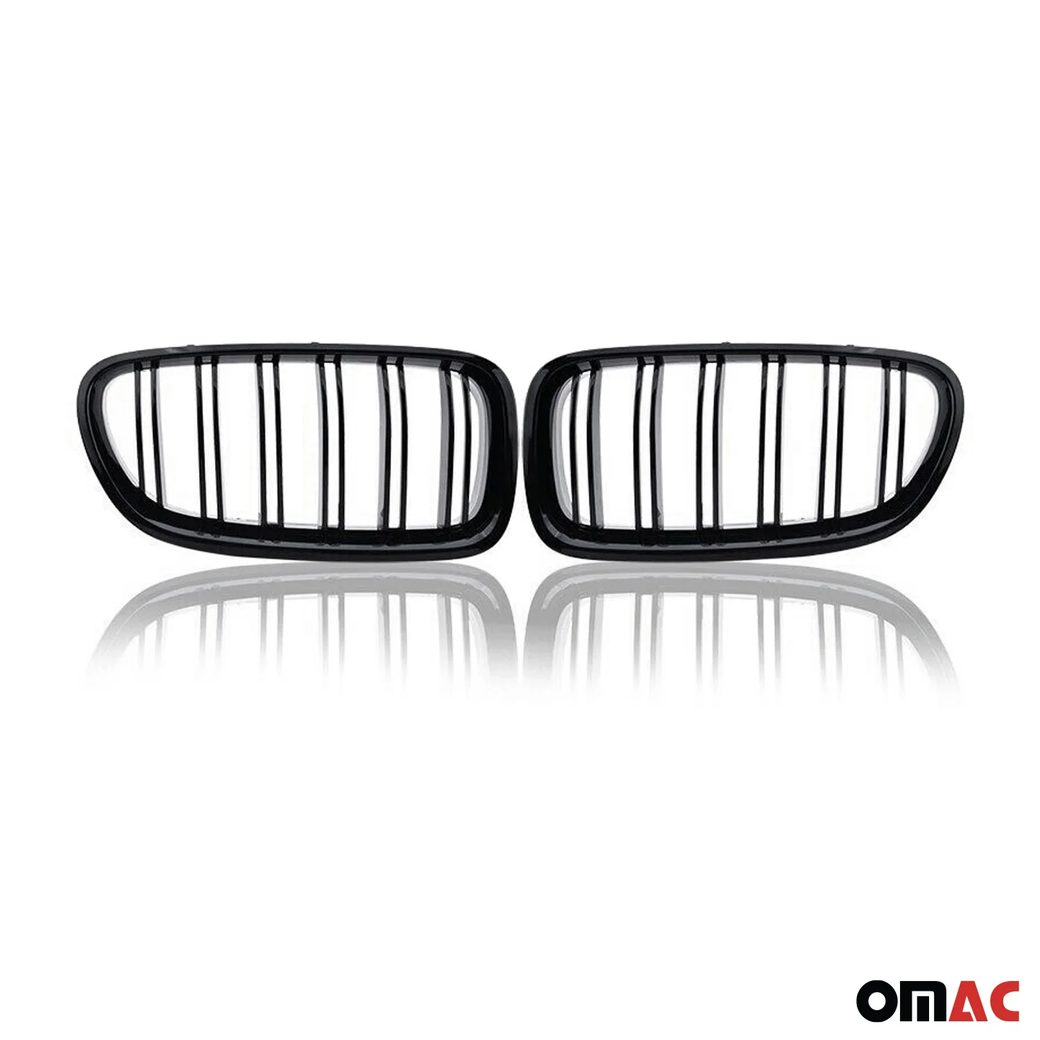 Nieren Grill Kühlergrill für BMW 5er F10 M5 2010-2016 Schwarz Glanz - Image 4