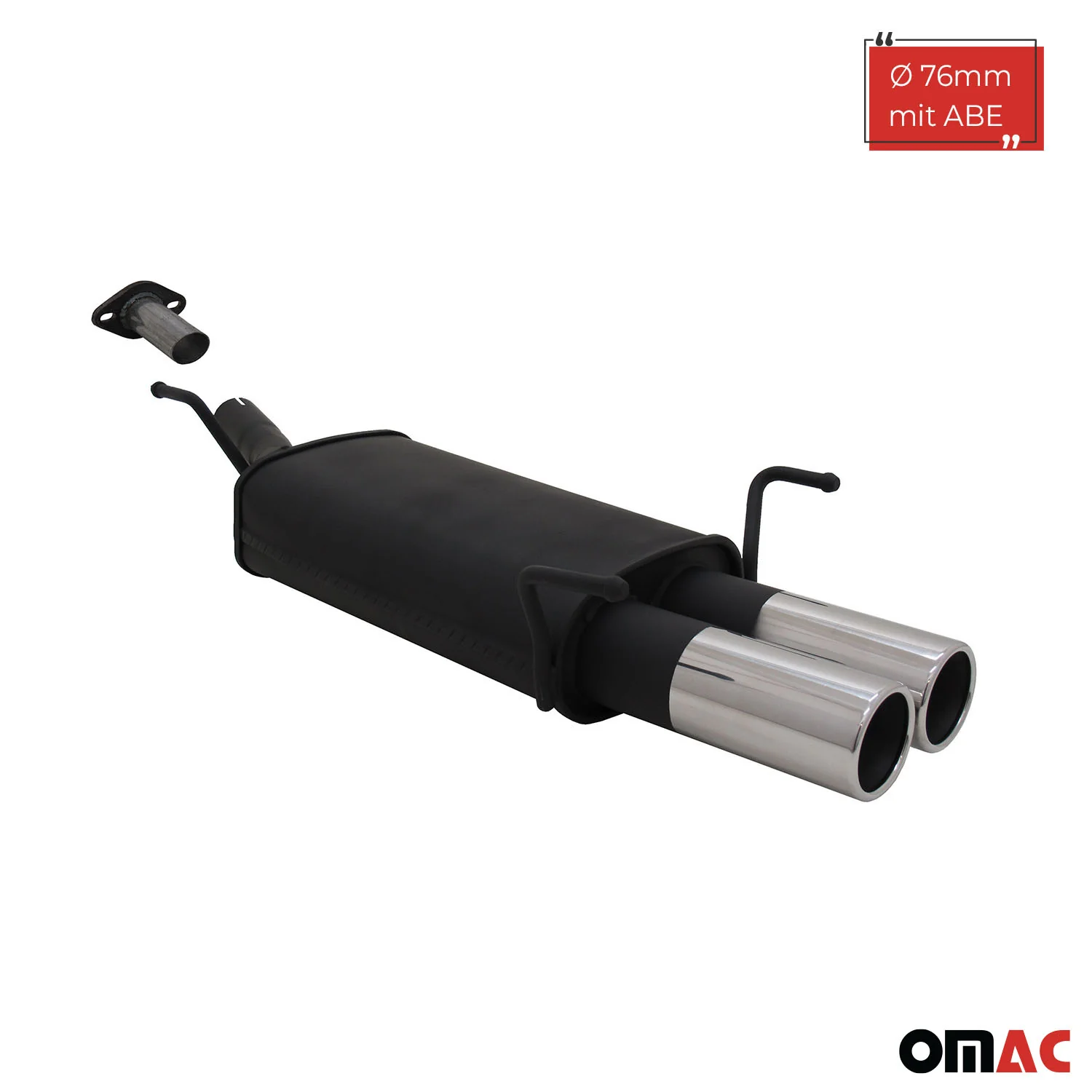Novus Sportauspuff für Opel Astra G CC Fließheck 2x76mm Endschalldämpfer mit ABE - Image 2