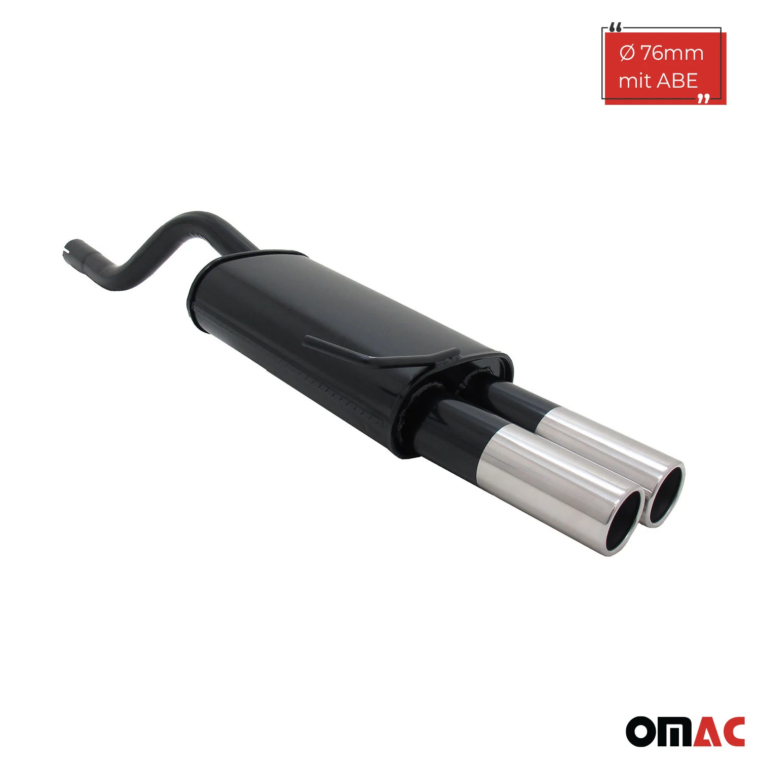 Novus Sportauspuff für Renault Clio 2 2x76mm Endschalldämpfer mit ABE - Image 2