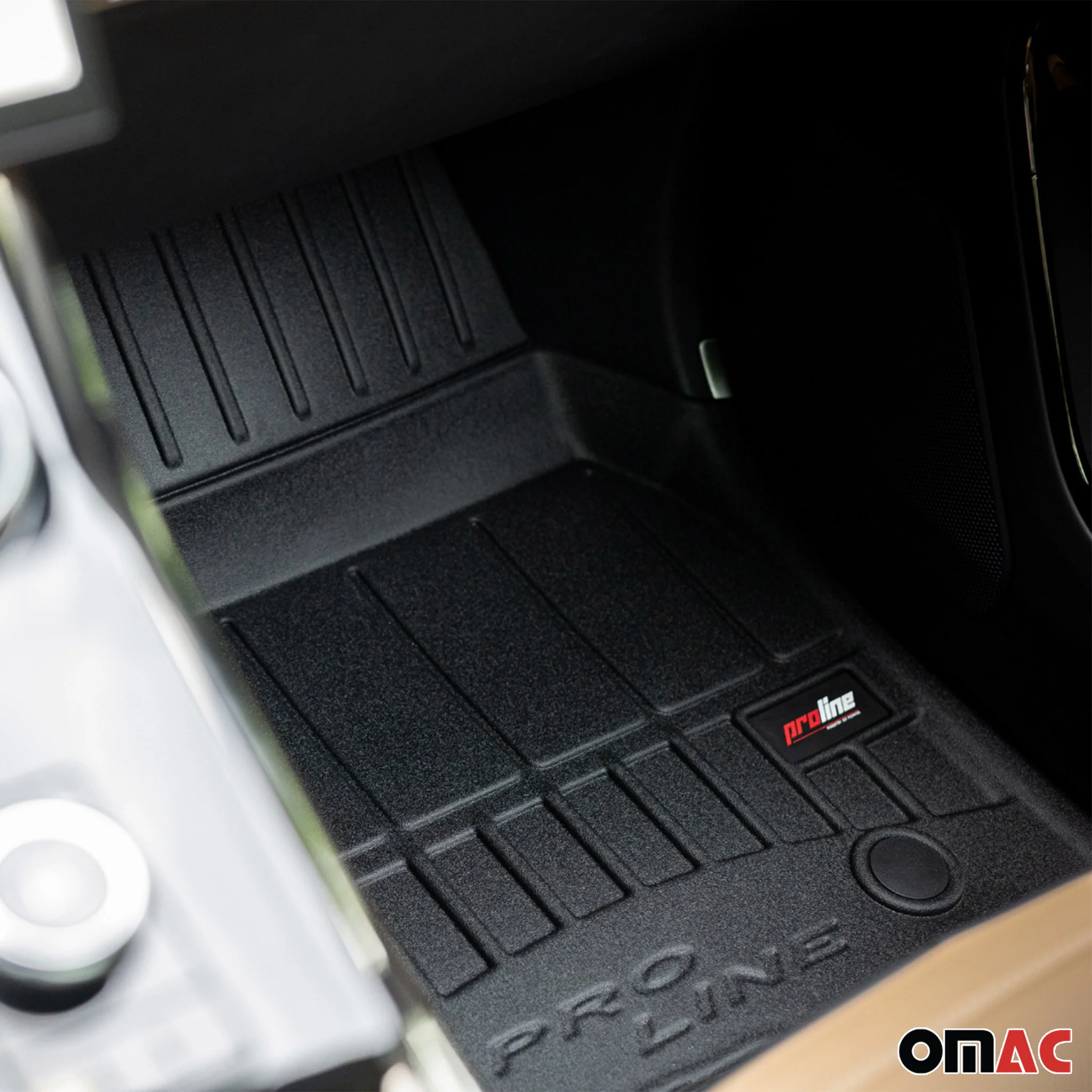 OMAC Gummi Fußmatten für Subaru Impreza WRX 2011-2016 Premium Gummi Schwarz 4tlg - Image 8