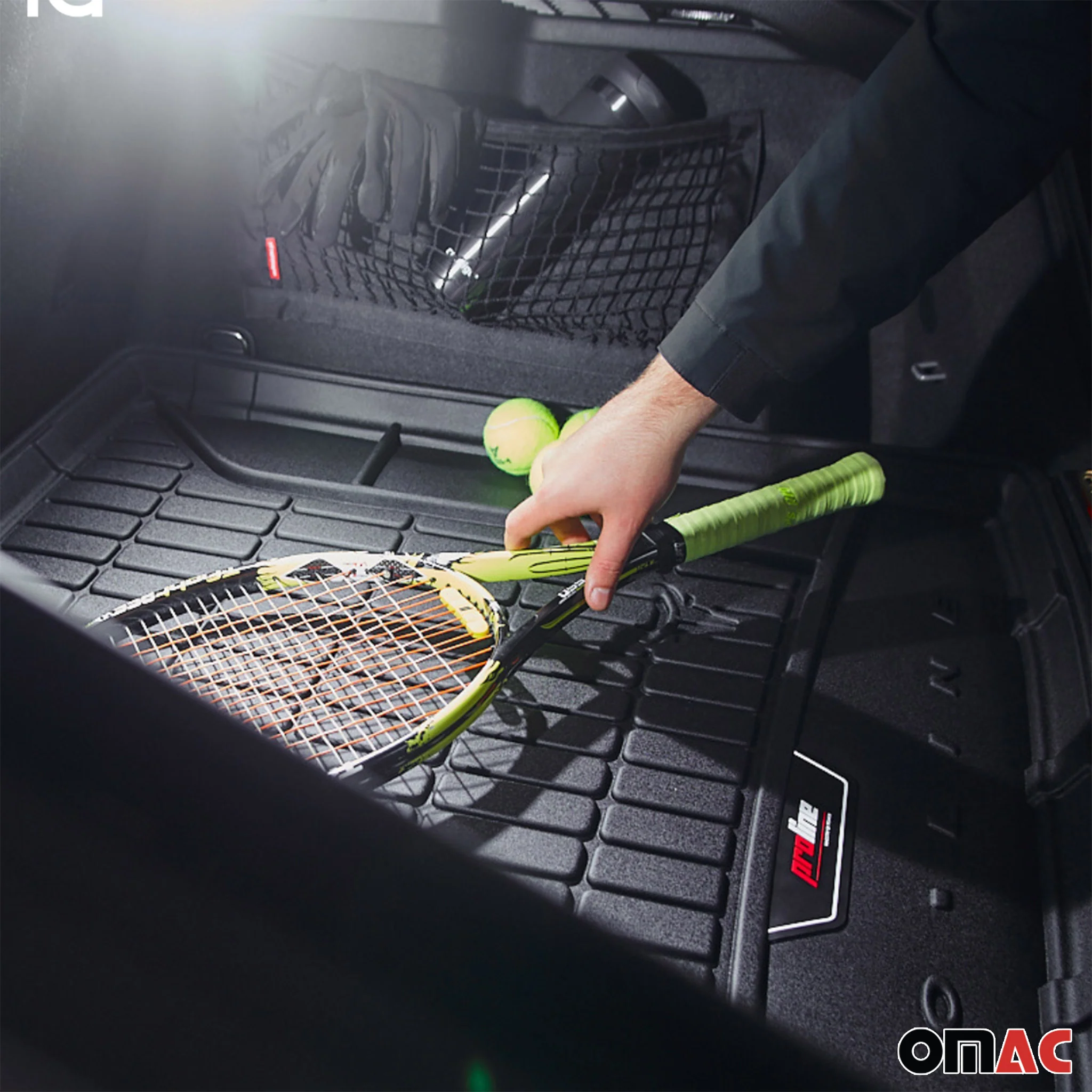 OMAC Gummi Kofferraumwanne für Opel Meriva B 2010-2017 TPE Laderaumwanne Schwarz - Image 5
