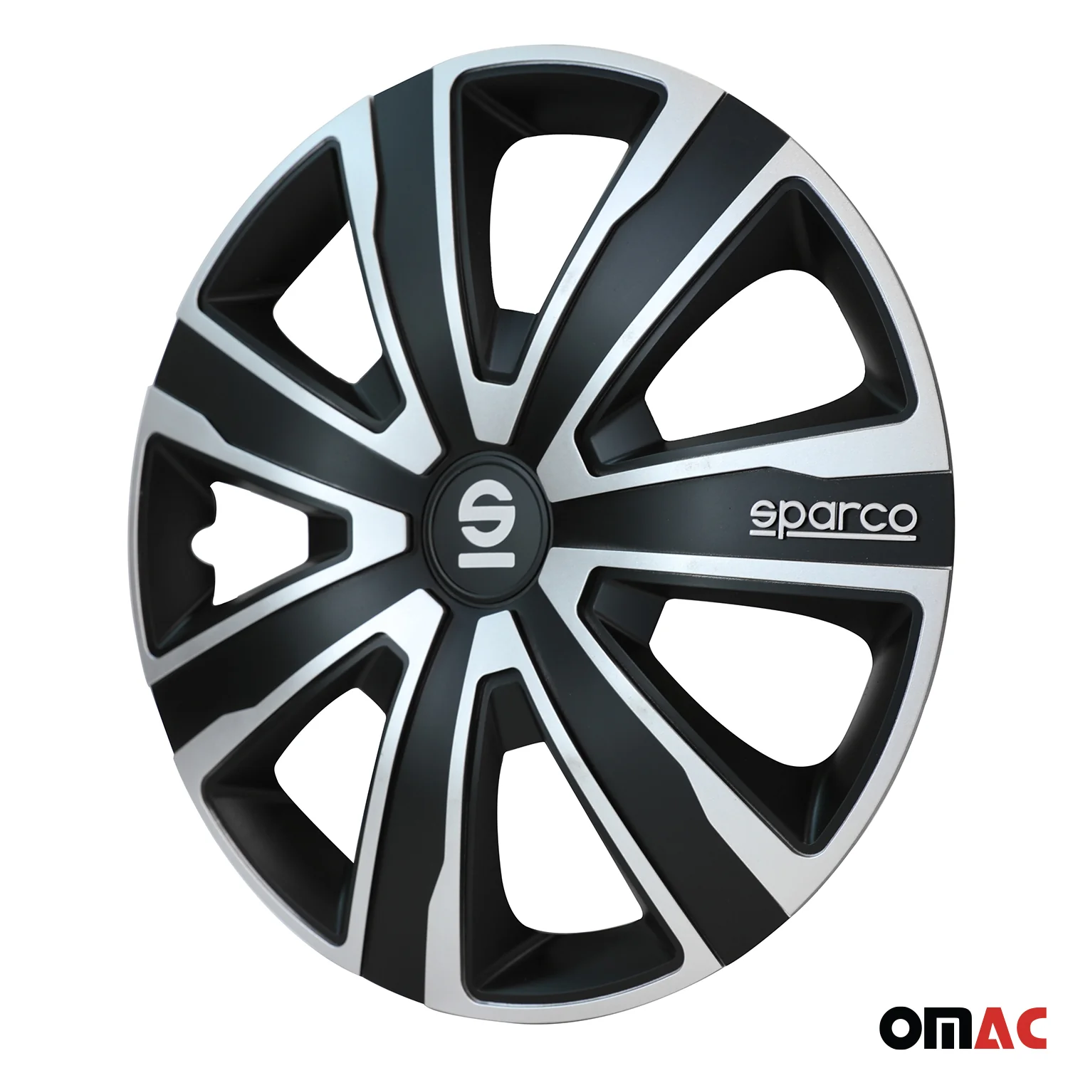 Radkappen Radzierblenden Sparco Palermo 16" Zoll Auto Abdeckung Set Schwarz 4x - Image 5