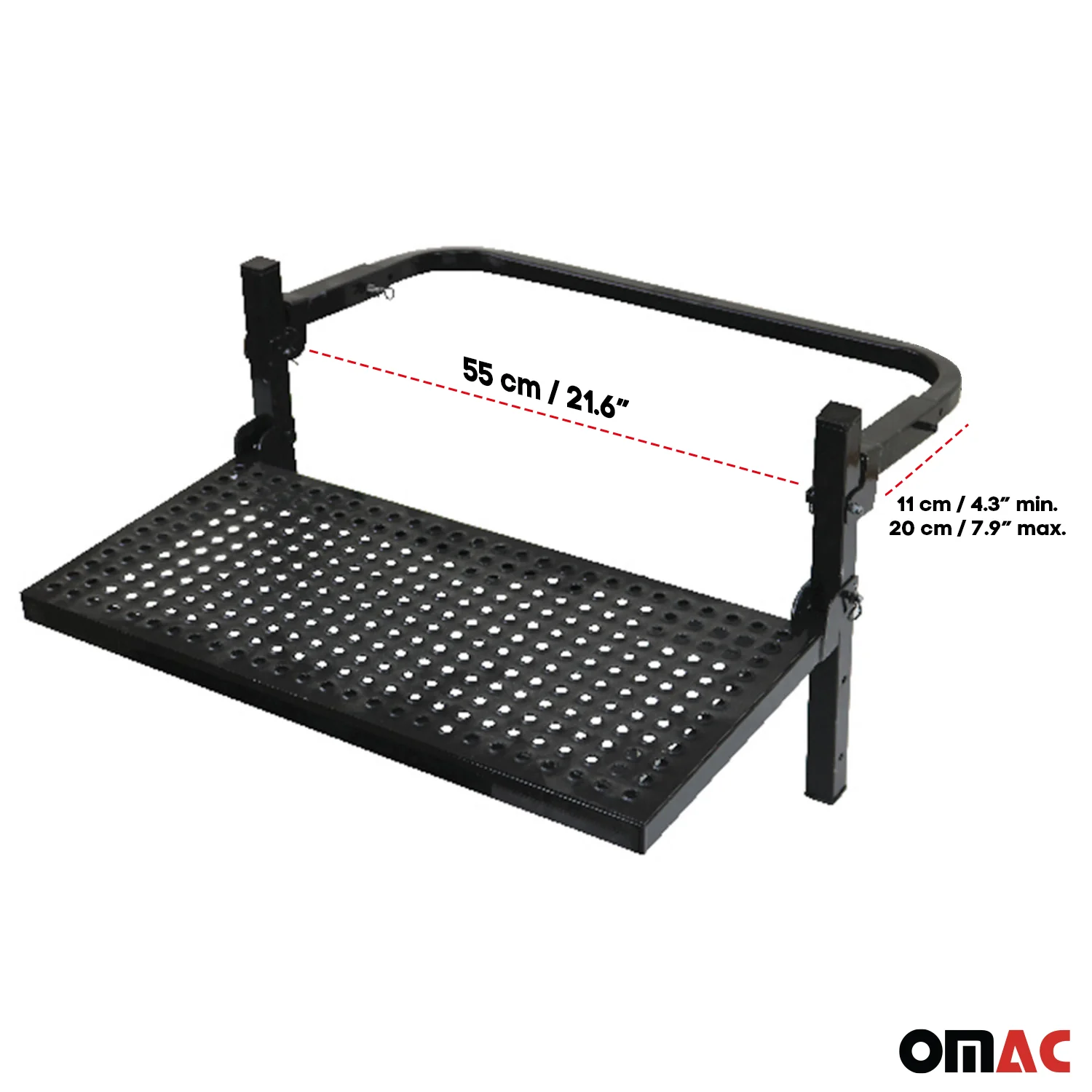 Radtritt Trittstufe Rad Stufe für Fiat Fullback Klappbar Faltbar 55cm Stahl - Image 4