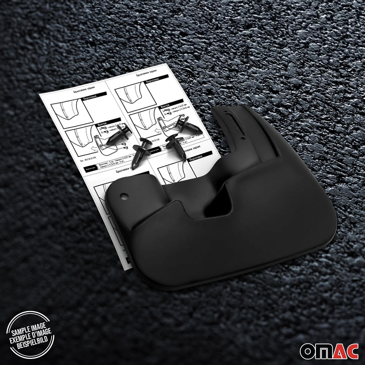 Schmutzfänger Kotflügel für Renault Thalia 2008-2013 Hinten ABS Schwarz 2x - Image 5